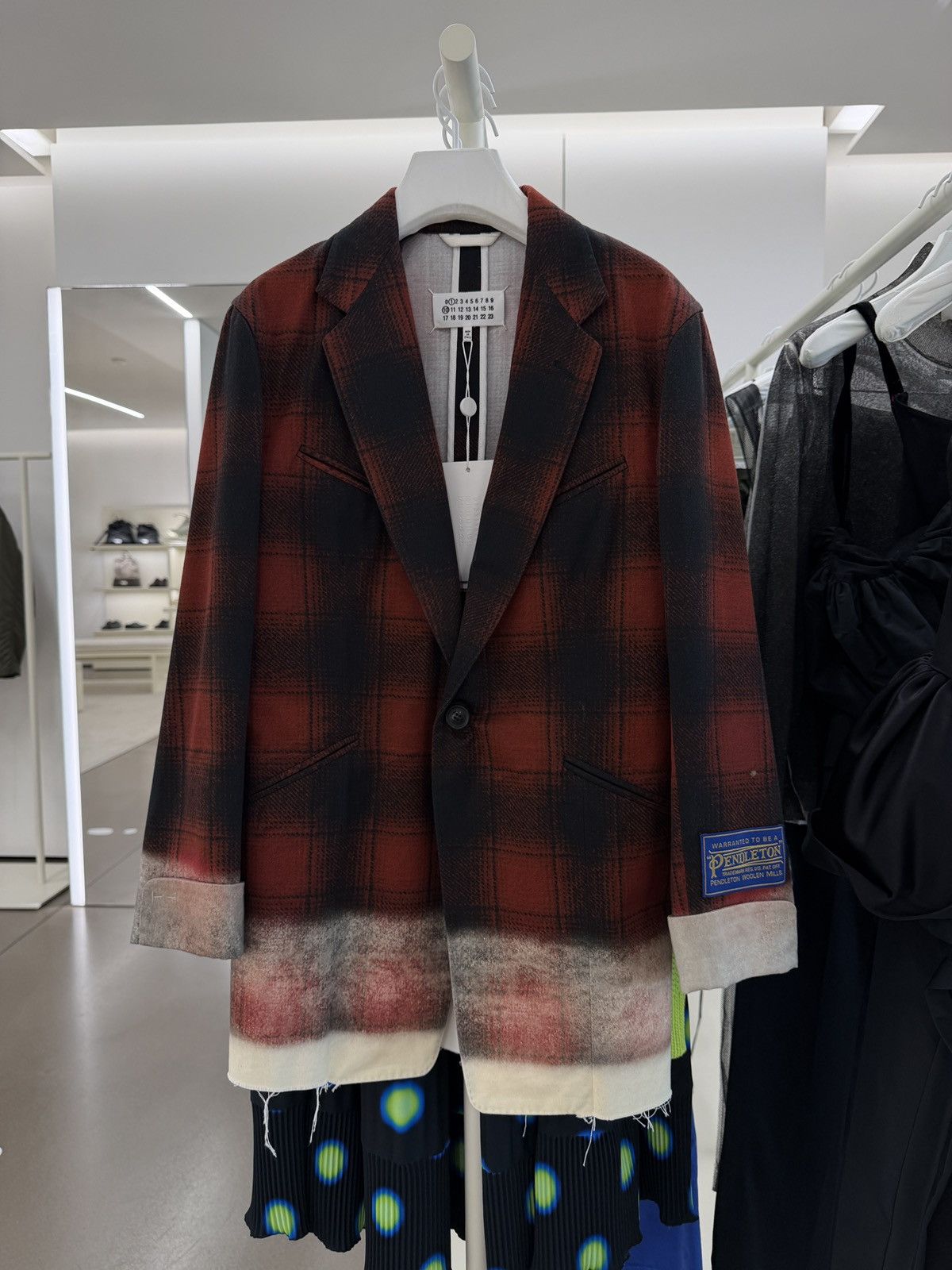 Maison Margiela × Pendleton Maison Margiela Pendleton checked blazer Size US L / EU 52-54 / 3 - 1 Thumbnail