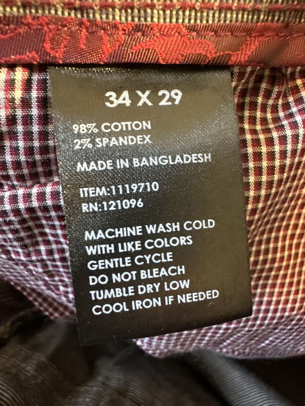 English Laundry English Laundry Texture Cotton Blend Pants Size US 34 / EU 50 - 7 Thumbnail