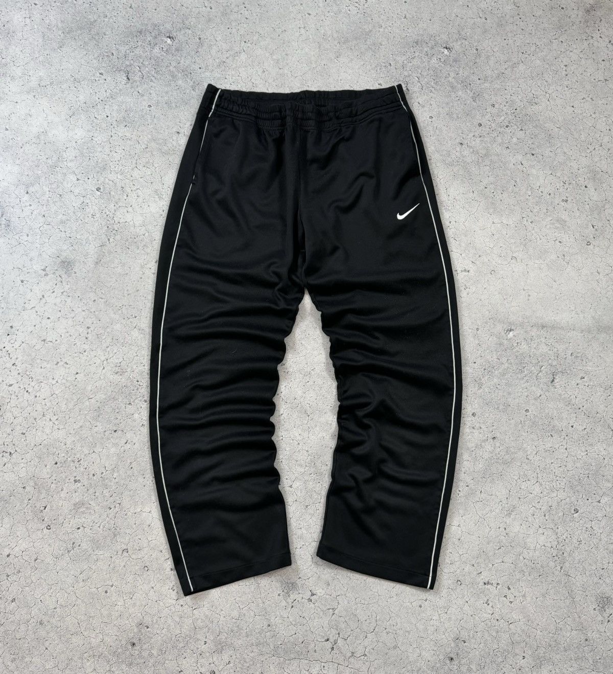Nike Track Vintage Pants With Piping Sweatpants Nylon Y2K