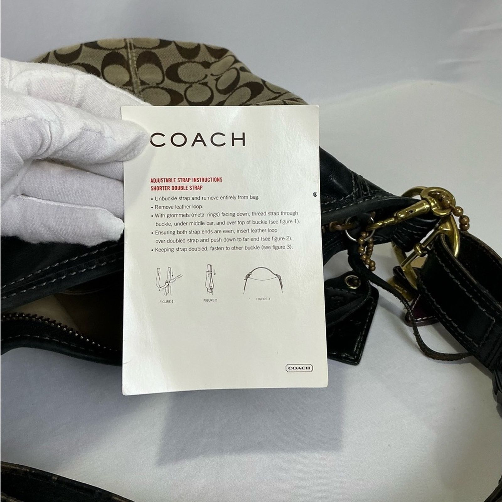 Coach Vintage Coach Bleeker Khaki Tan Bag Hobo Convertible Strap Size ONE SIZE - 14 Thumbnail