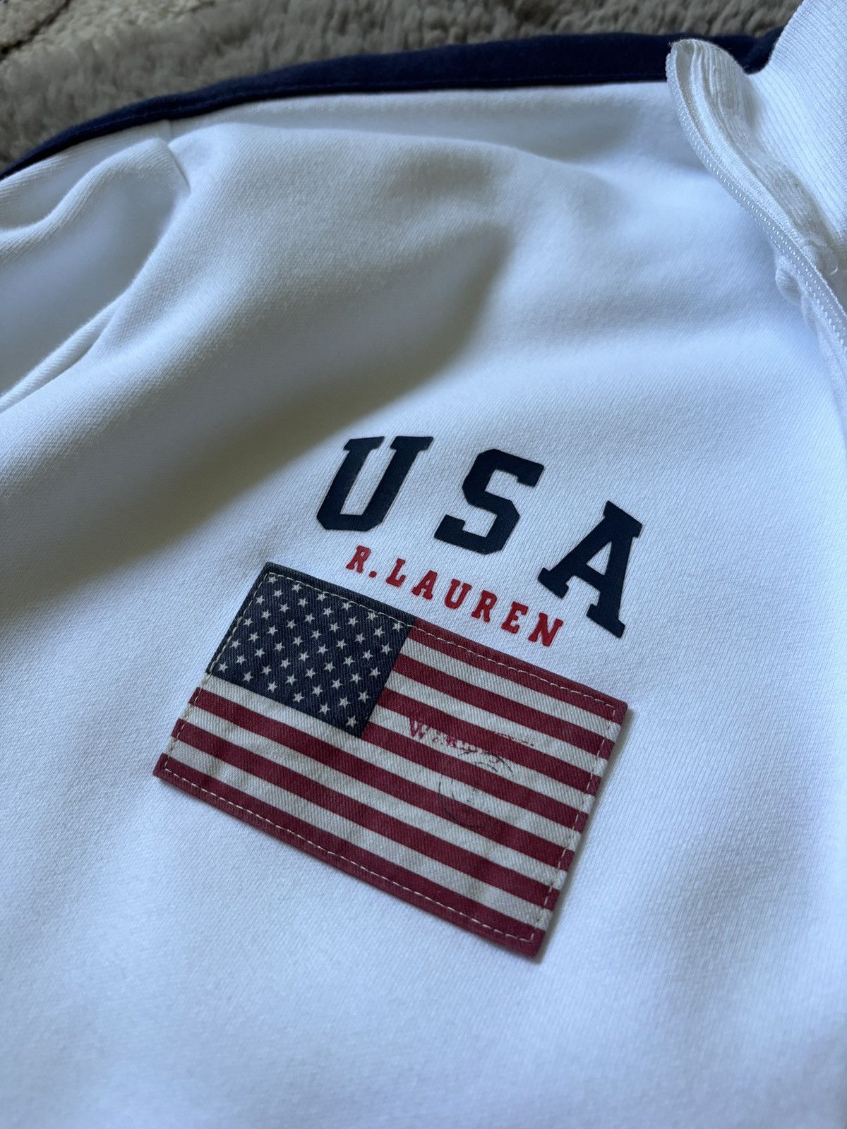Polo Ralph Lauren × Ralph Lauren Polo Ralph Lauren Chief Keef zip sweater USA Print Size US L / EU 52-54 / 3 - 8 Thumbnail
