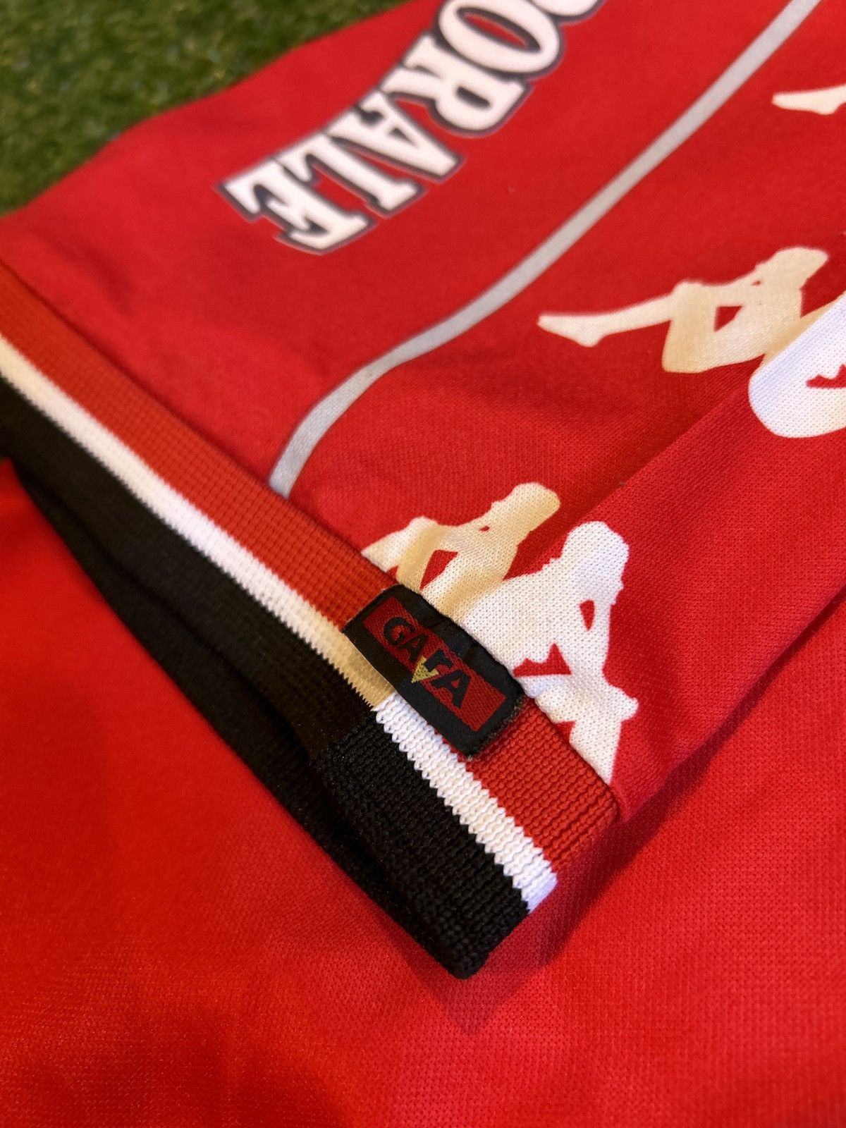 Kappa 99/00 AS Monaco Giuly Home Shirt Size US XL / EU 56 / 4 - 14 Thumbnail