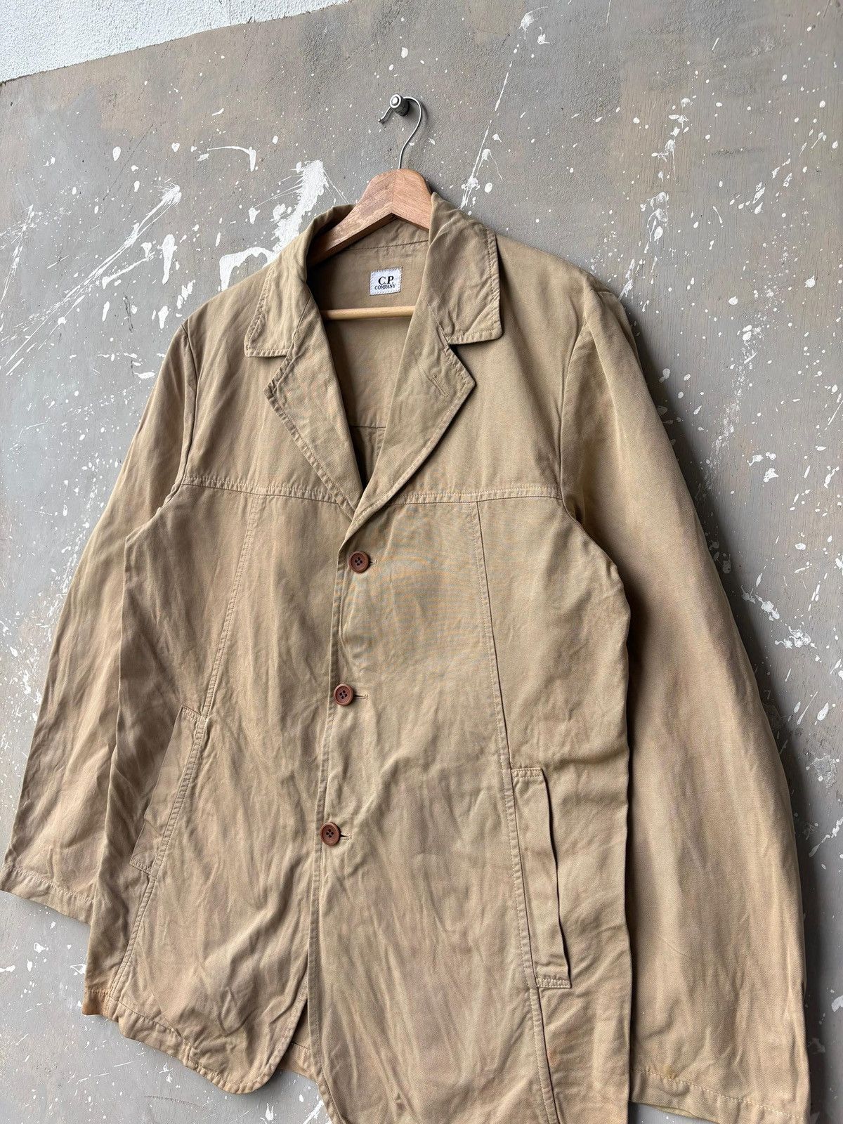 C.P. Company Vintage 90s C.P. Company Cotton Canvas Workwear Parka Blazer Size US L / EU 52-54 / 3 - 16 Thumbnail