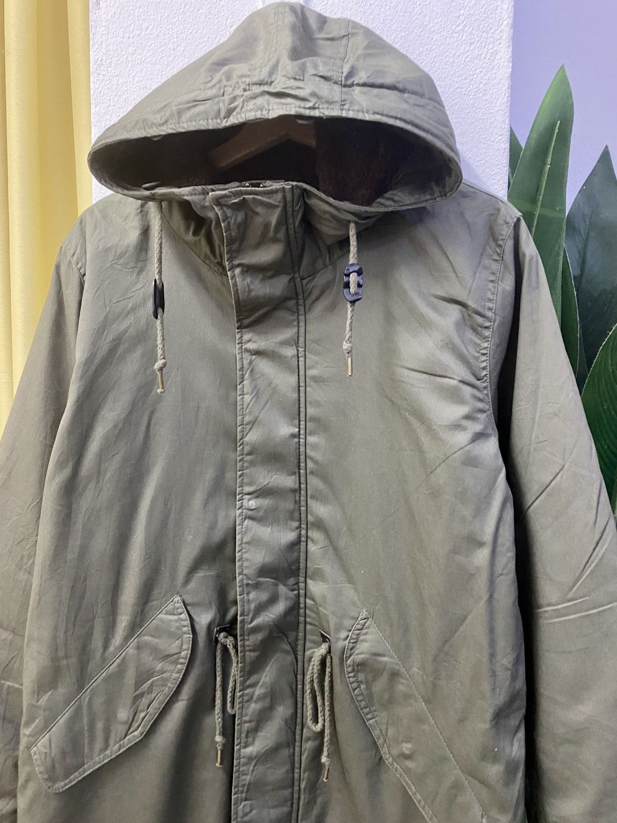 Japanese Brand × Vintage Vintage Military Style Back Number Fishtail Parka Size US M / EU 48-50 / 2 - 7 Thumbnail