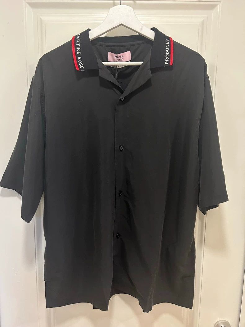 Martine Rose martine rose short-sleeve collared shirt Size US XL / EU 56 / 4 - 2 Thumbnail