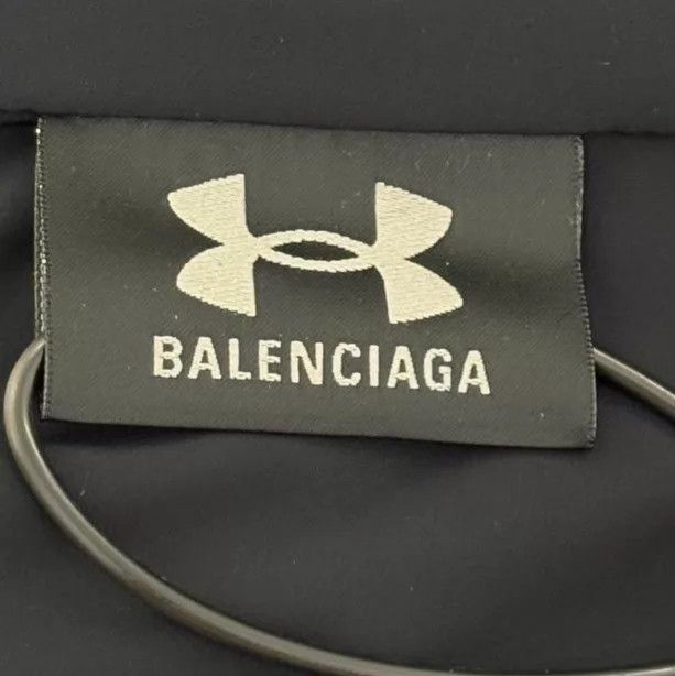 Balenciaga Balenciaga x Under Armour Black Hooded Jacket S Size US S / EU 44-46 / 1 - 3 Thumbnail