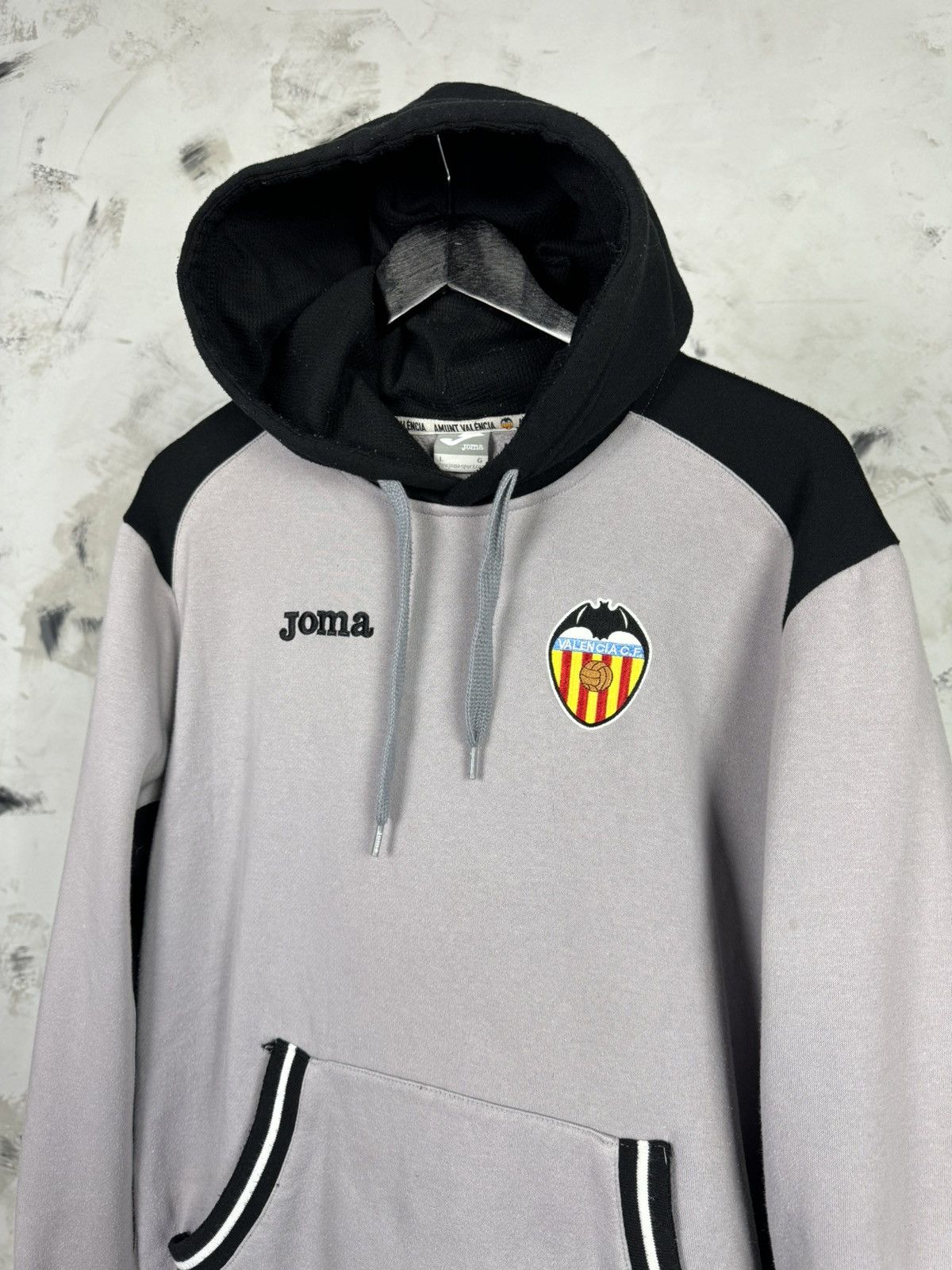 Vintage Vintage Joma FC Valencia Hoodie Size L Size US L / EU 52-54 / 3 - 3 Thumbnail
