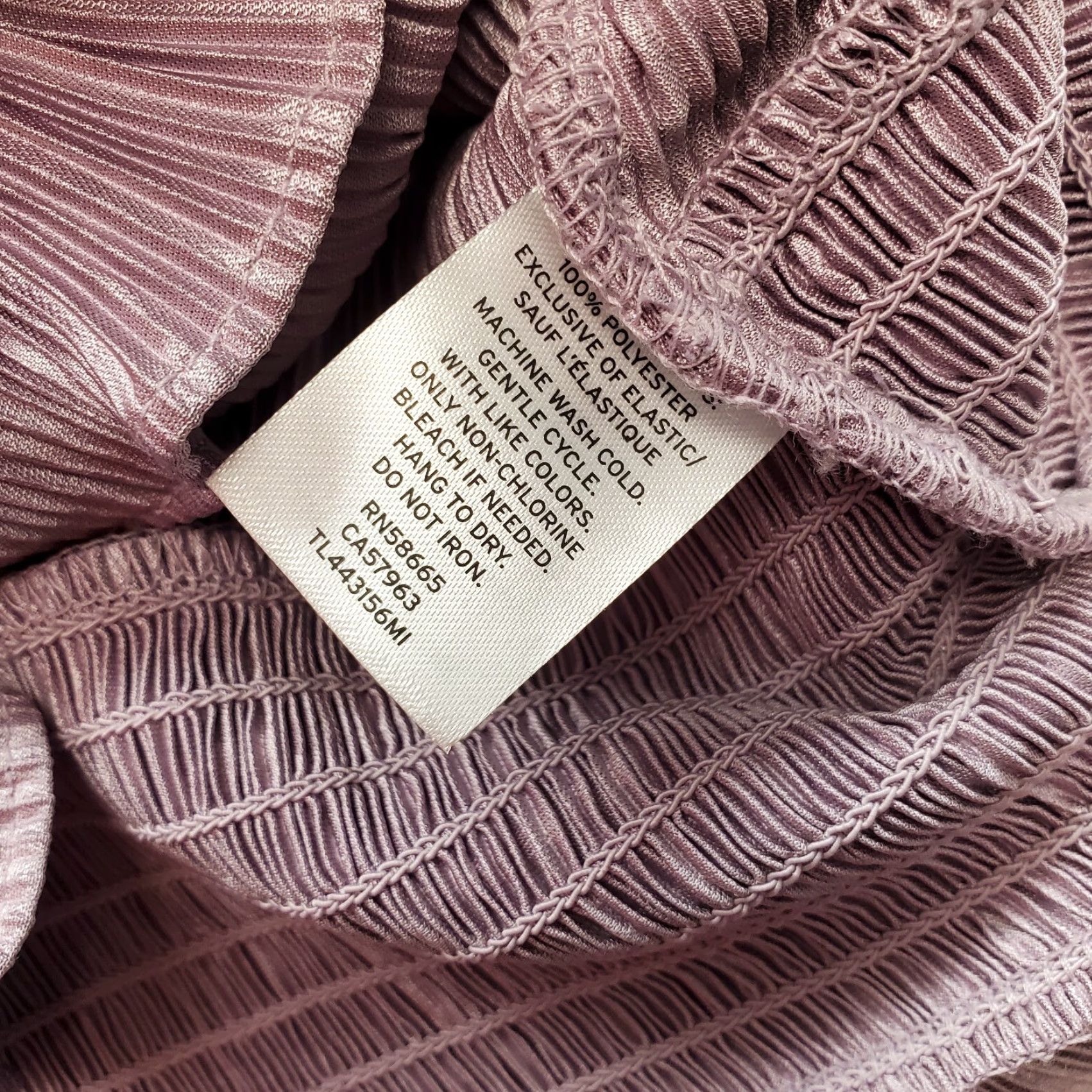 Vintage LEITH Cropped Top Womens S Purple Surplice Neck Bell Sleeve Long Sleeve Ruffle Cuff Hem Vintage No NWT Shirts Womens Size S Size S / US 4 / IT 40 - 7 Thumbnail
