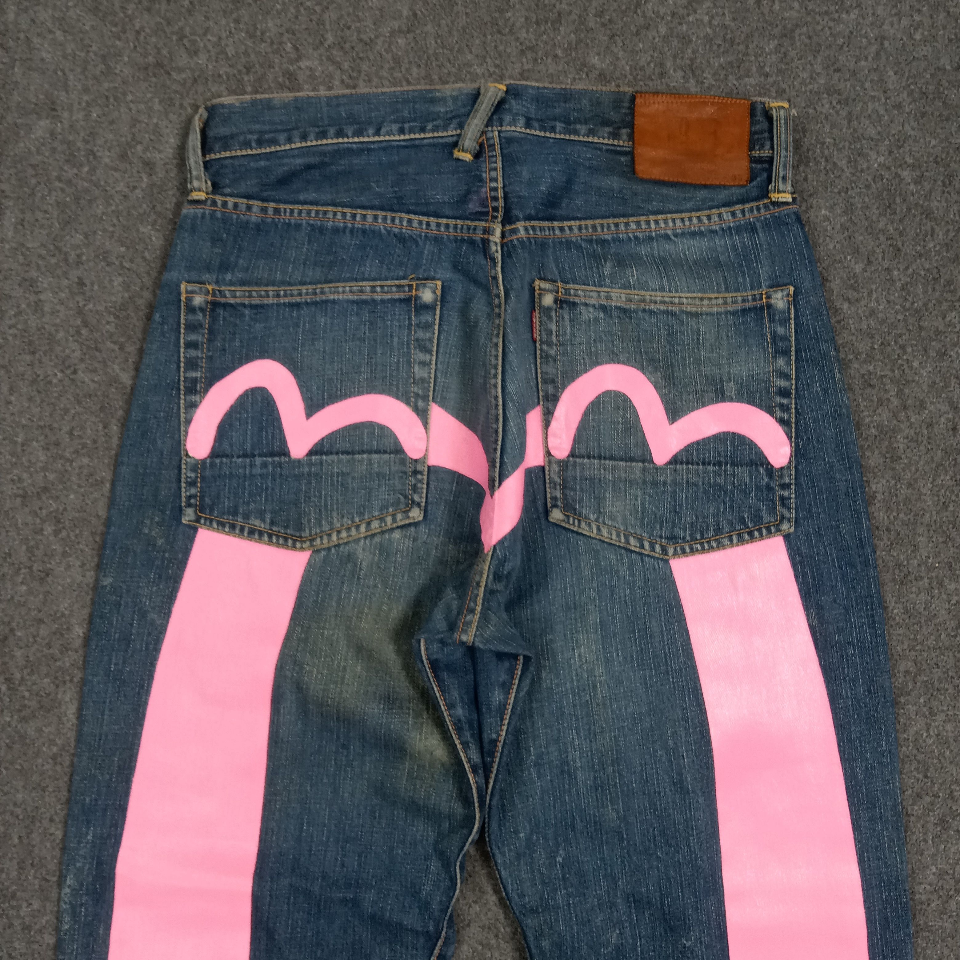 Evisu Evisu Japanese Brand Daicock Custom Art Denim Jeans C272N20 Size US 31 - 2 Thumbnail