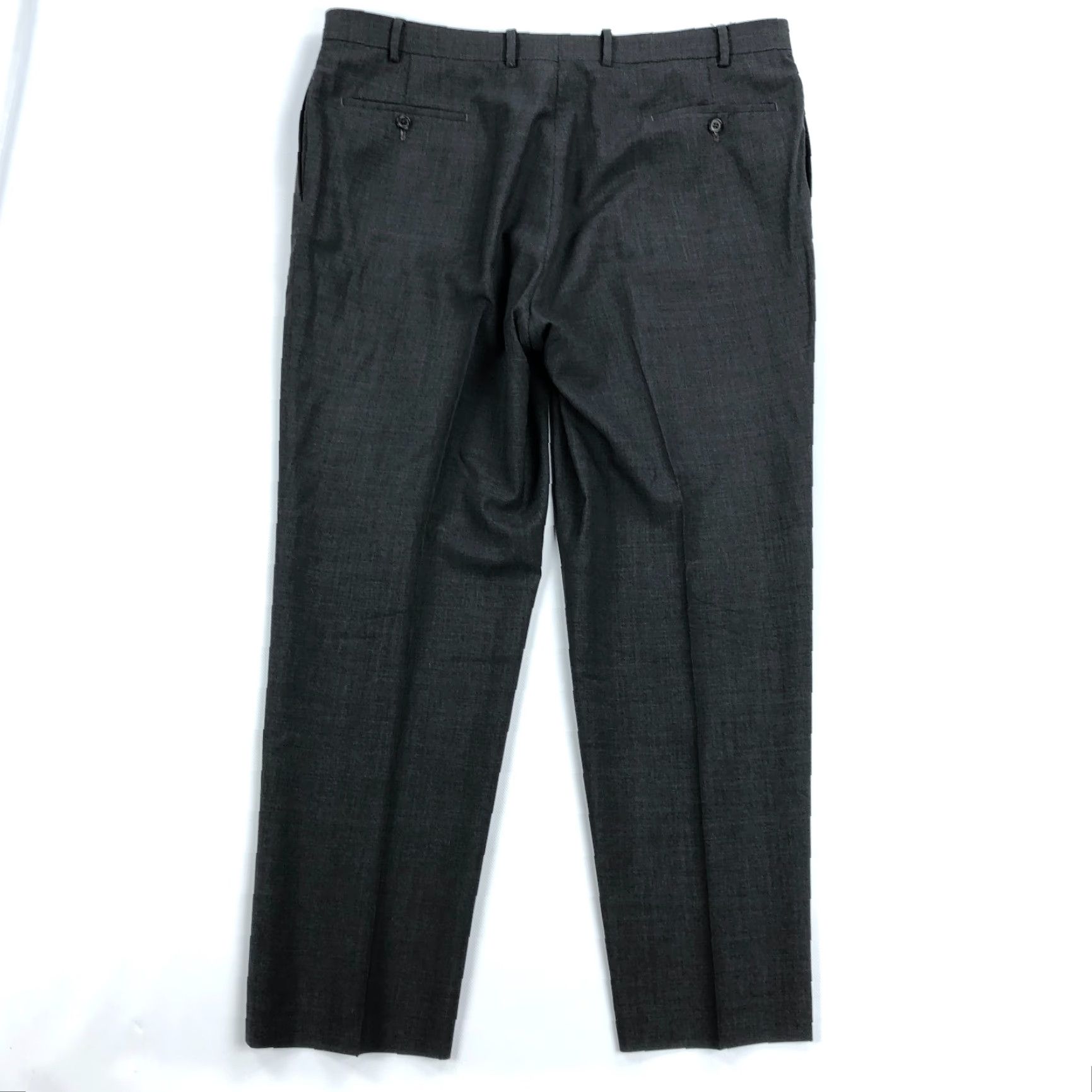 Ralph Lauren VINTAGE? No. Ralph Lauren Dress Pants Mens 40x30 Gray 100% Wool Total Comfort Dress Pants Regular Mens Gray Wool 40 30 City Preppy Ready? Size US 40 / EU 56 - 3 Thumbnail