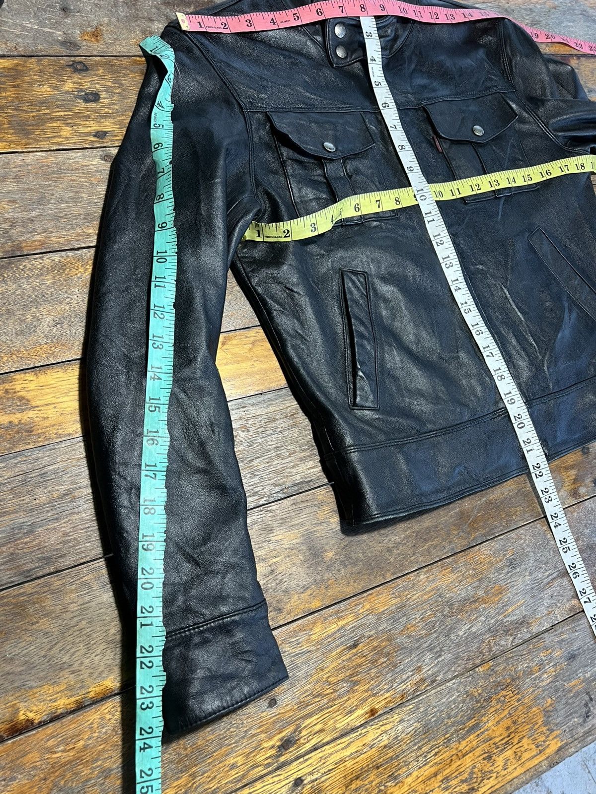 Levi's Lether Jacket Levis Size S / US 4 / IT 40 - 16 Thumbnail