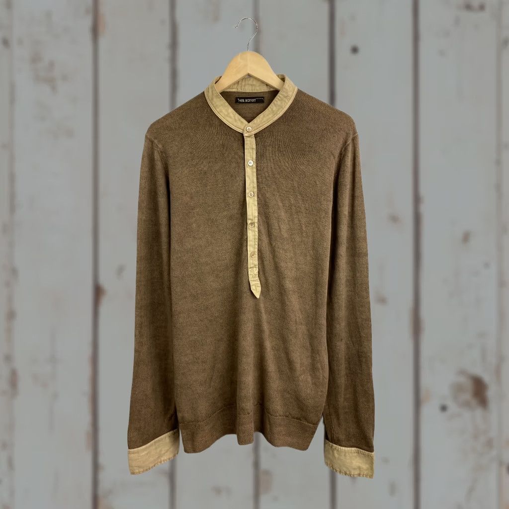 Neil Barrett Neil Barrett Pura Lana Vergine Merino Sweaters Made in Italy L Pullover Mens Brown Size L Size US L / EU 52-54 / 3 - 1 Thumbnail