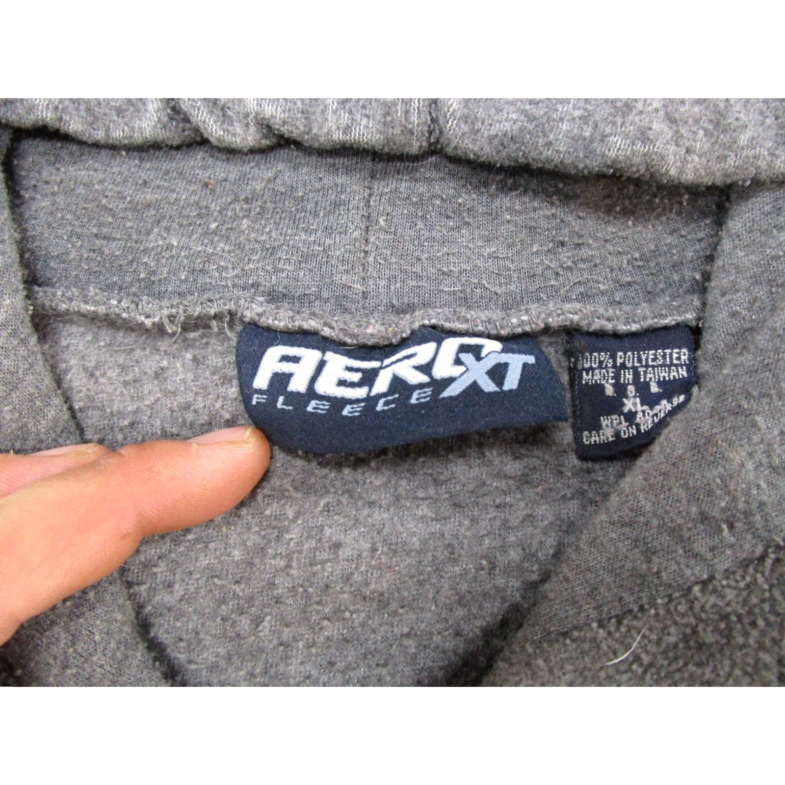 Aeropostale VTG Aeropostale Hoodie Mens XL Gray Fleece Pullover Long Sleeve Sports All Seasons Hooded Vintage: Yes Size US XL / EU 56 / 4 - 5 Thumbnail