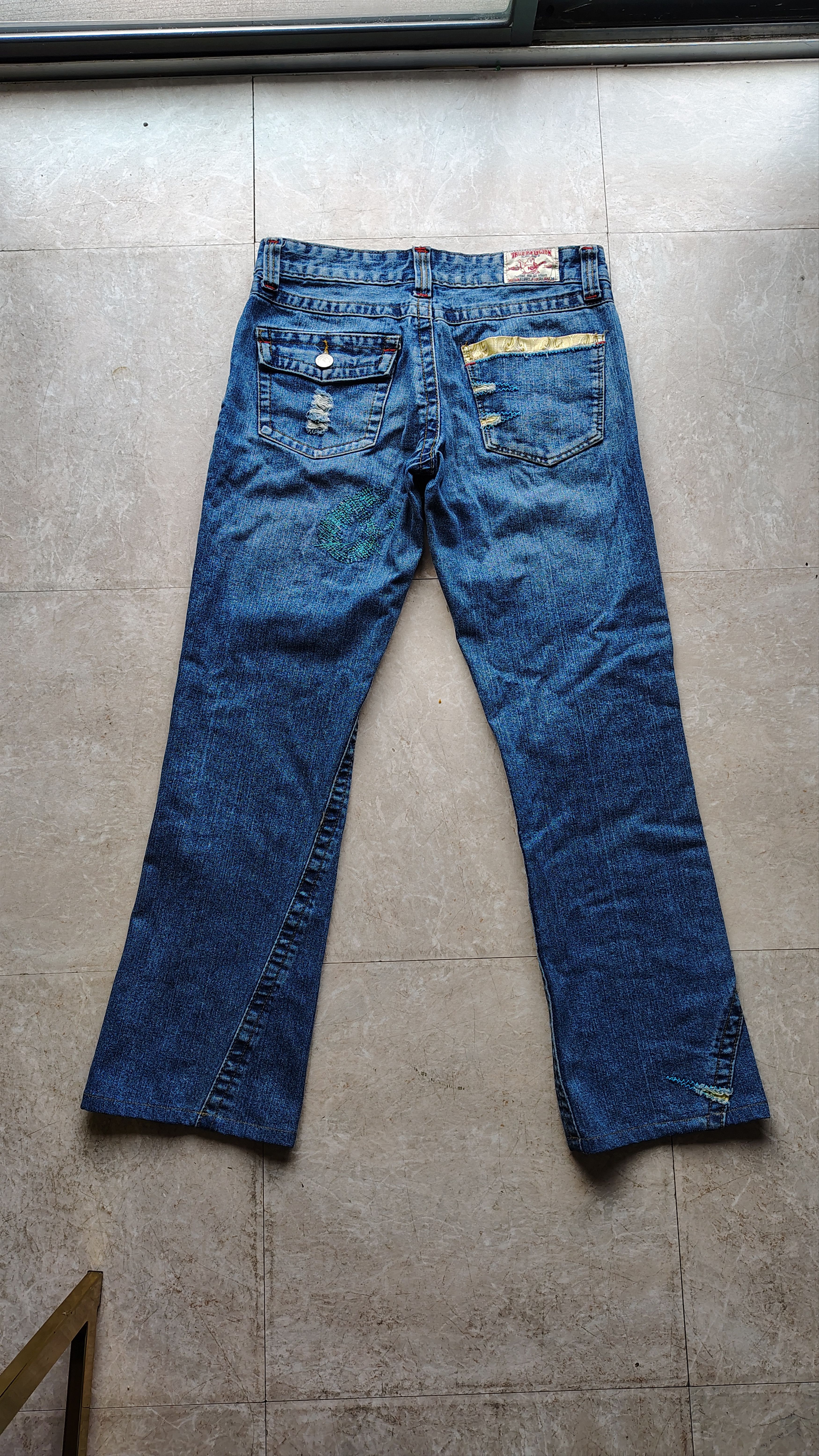 True Religion True Religion Bobby twist flared jeans Size 29" - 3 Thumbnail