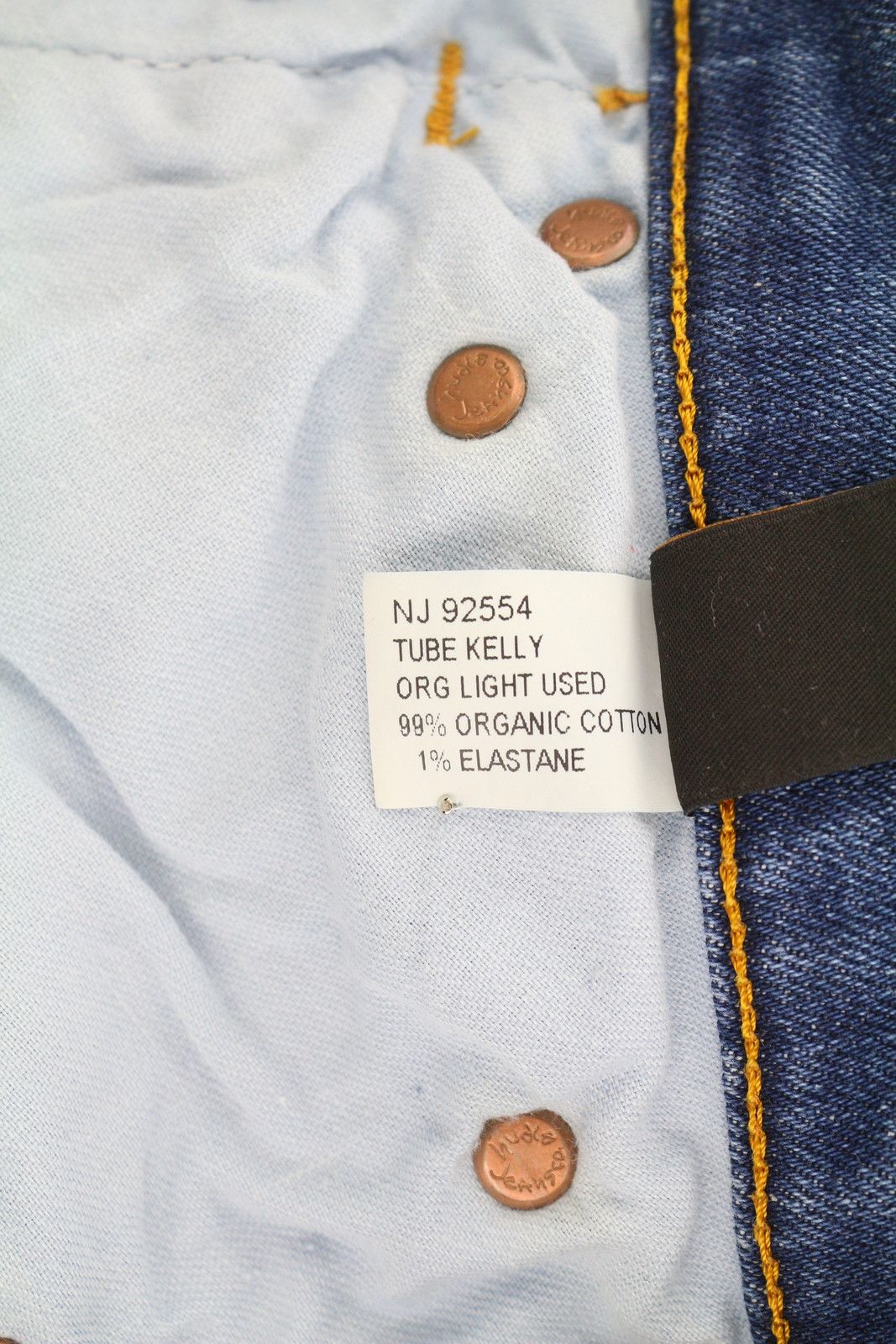 Nudie Jeans TUBE KELLY W28 Washed Denim Blue Zip Organic Shorts 83836 Size US 28 / EU 44 - 6 Thumbnail