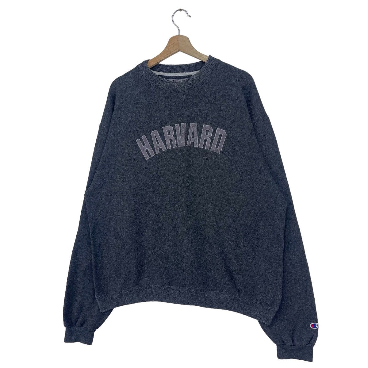 Champion × Vintage Vintage Harvard University Champion Sweatshirt Size US XL / EU 56 / 4 - 4 Thumbnail