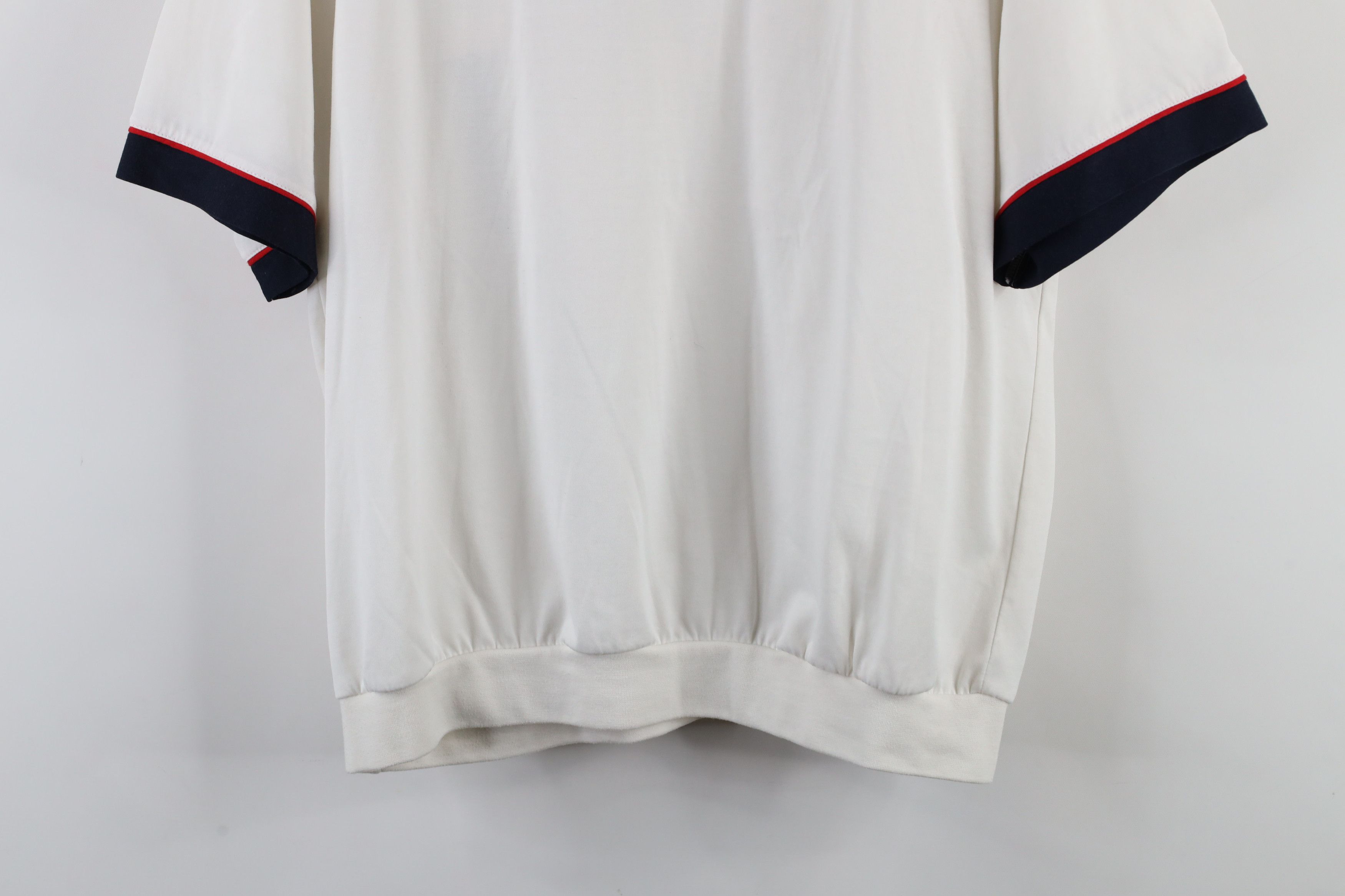 Vintage Vintage 90s Streetwear Block Ribbed Knit Pullover Polo Shirt Size US L / EU 52-54 / 3 - 13 Thumbnail
