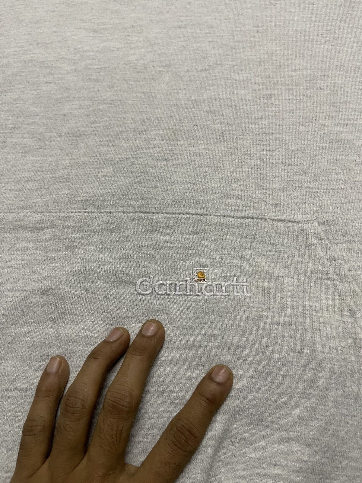 Carhartt 90s CARHARTT PULLOVER HOODIE EMBROIDERED LOGO Size US XXL / EU 58 / 5 - 6 Thumbnail