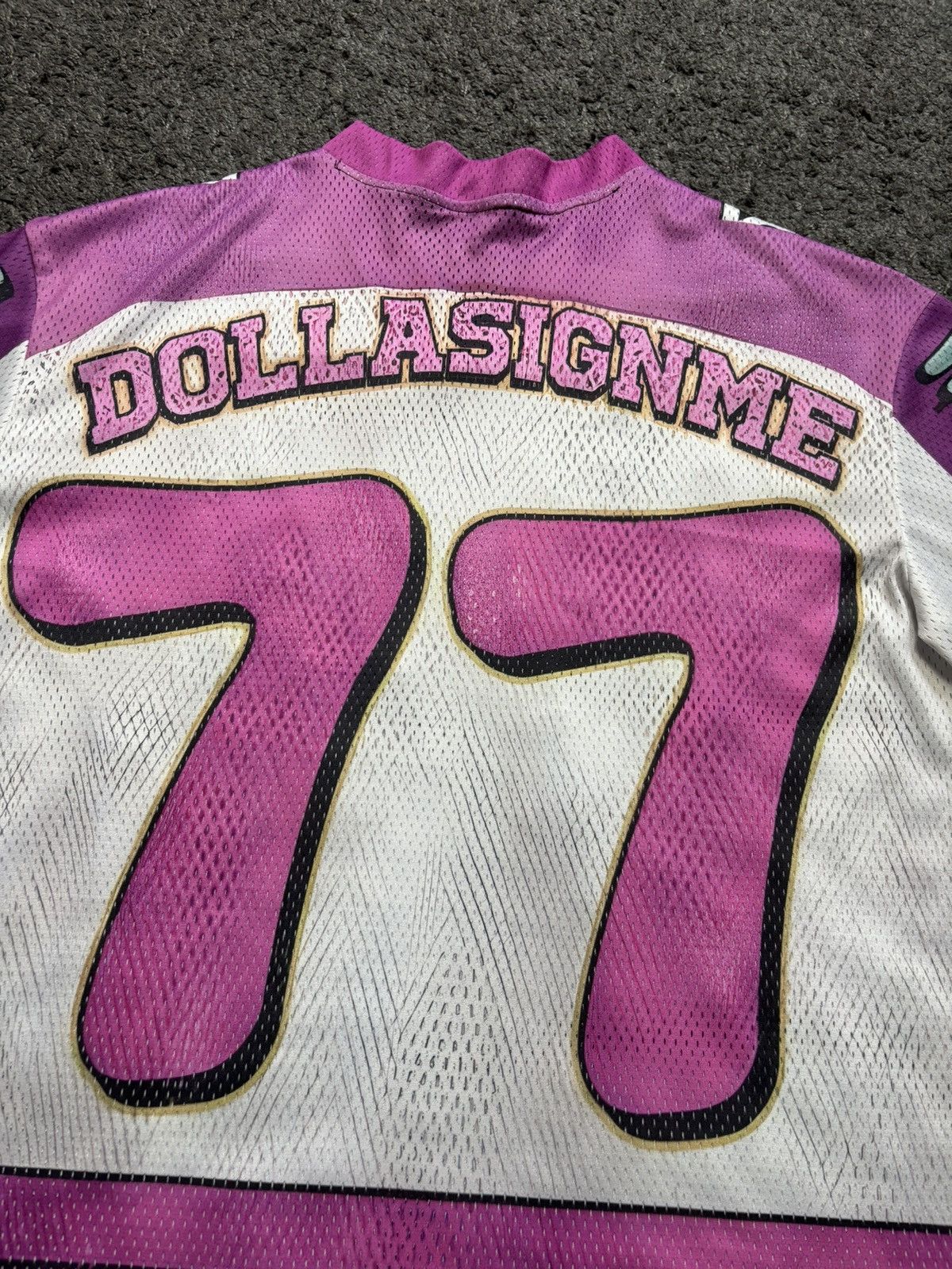 Japanese Brand Vintage dollasignme pills pink white football jersey Size US L / EU 52-54 / 3 - 17 Thumbnail