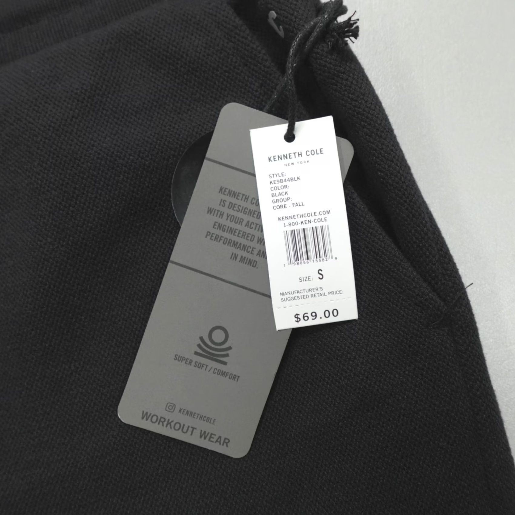 Kenneth Cole Kenneth Cole Active Cargo Pants Tapered Fit Black Size S Heavyweight Knit Size US 29 - 2 Thumbnail