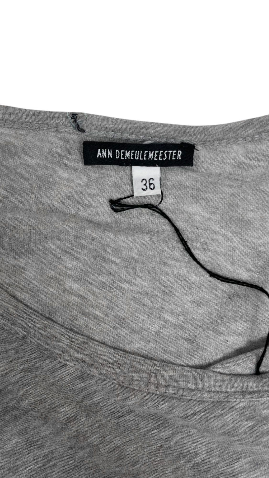 Ann Demeulemeester Buttoned Sleeves Grey Top Size S / US 4 / IT 40 - 10 Thumbnail