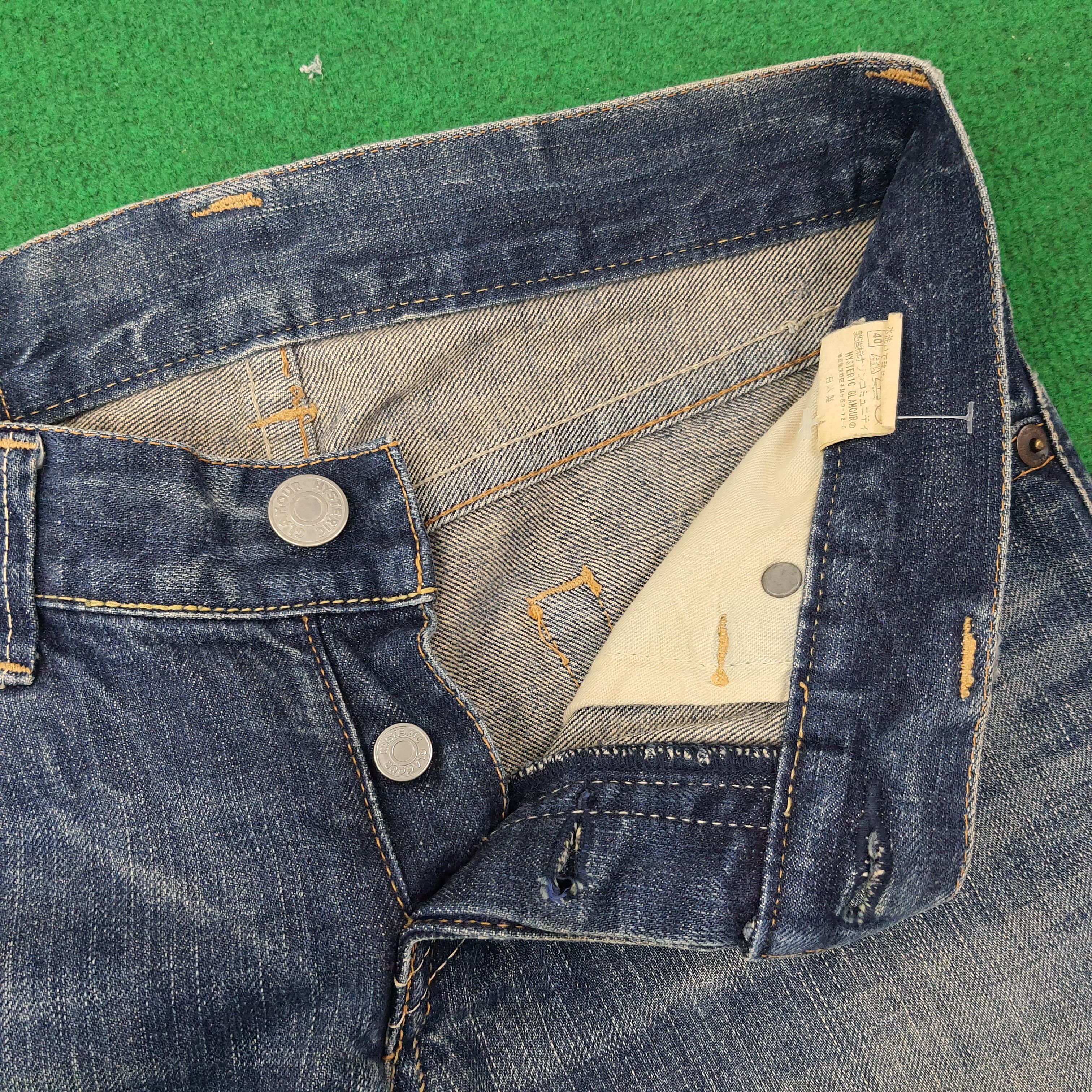 Hysteric Glamour Vintage Hysteric Glamour Kinky Custom Logo Jeans C258N12 Size 31" - 7 Thumbnail