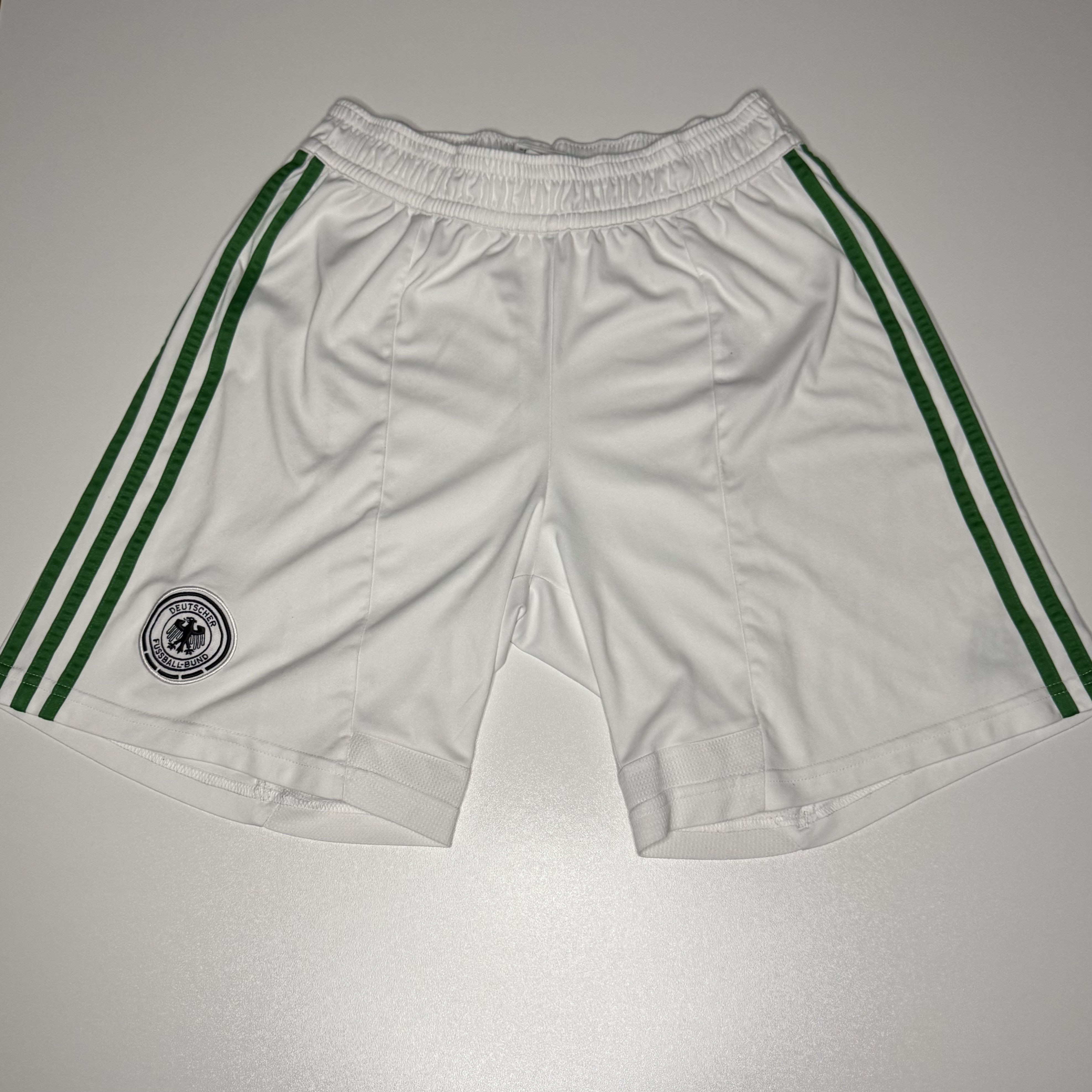 Adidas Adidas Germany DFB White/Green Climacool Shorts M Like New Size US 32 / EU 48 - 1 Thumbnail