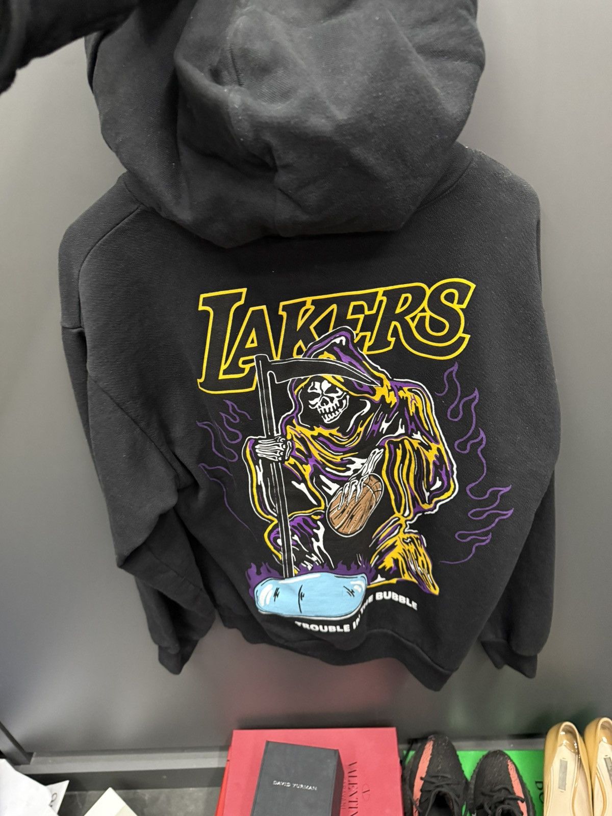 Warren Lotas Warren Lotas Trouble In The Bubble Hoodie LA Lakers Size US M / EU 48-50 / 2 - 2 Thumbnail