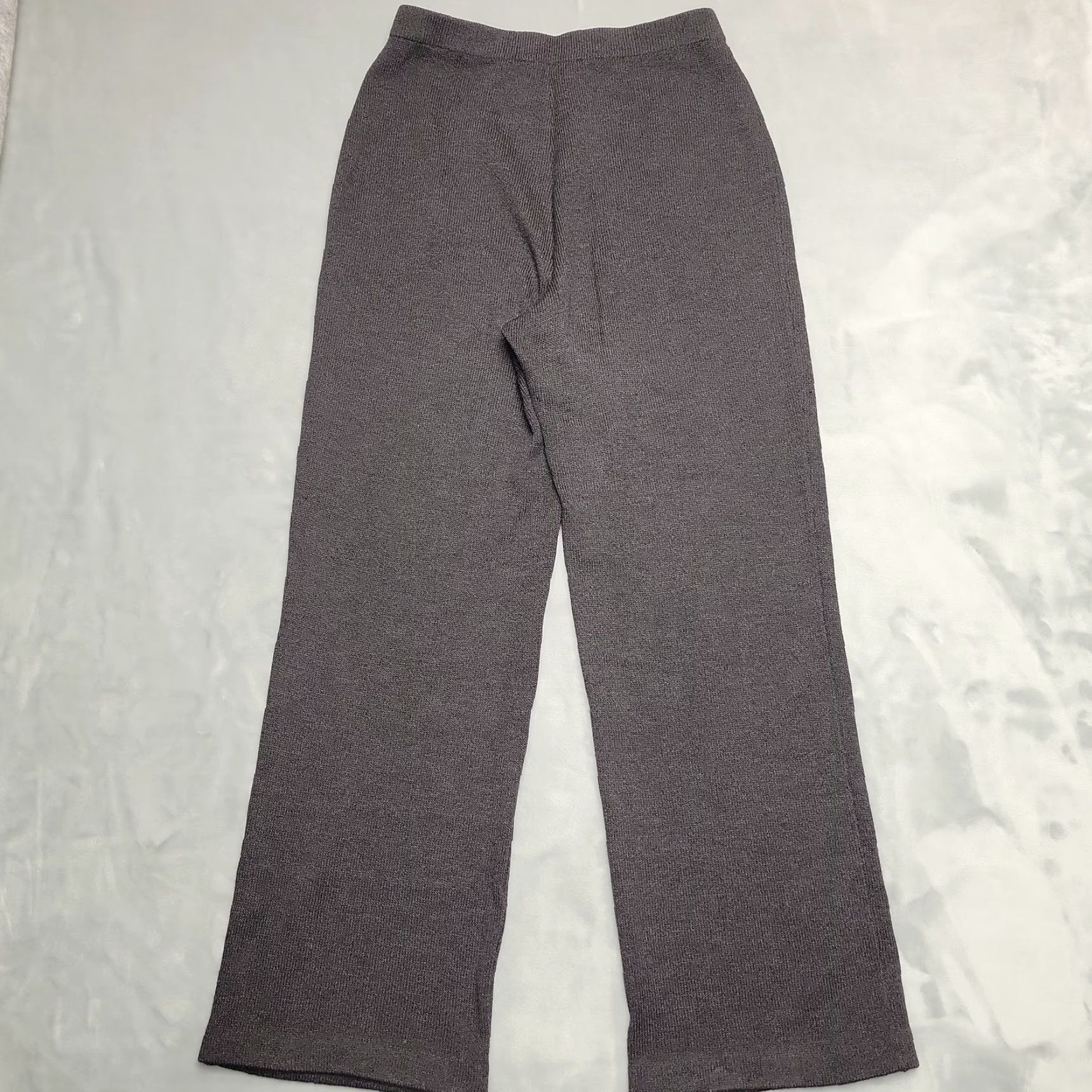 St. John VINTAGE St John Collection Pants Womens 10 Gray Knit Marie Gray Classic Luxury Made USA Size 32" / US 10 / IT 46 - 6 Thumbnail