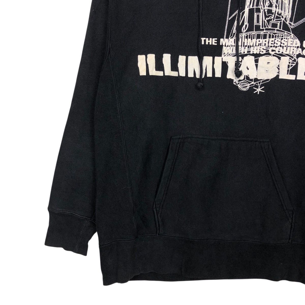 Hysteric Glamour 📌Vintage Hoodie Pull Illimitable Big Logo Punk Overprint Size US L / EU 52-54 / 3 - 5 Thumbnail