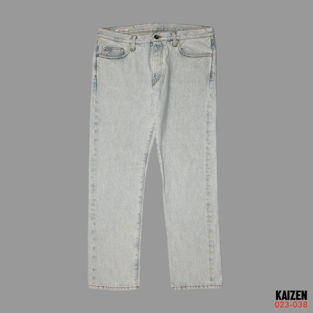 Off-White OFF-WHITE - DIAGONAL TABS SLIM JEANS Size US 32 / EU 48 - 3 Thumbnail
