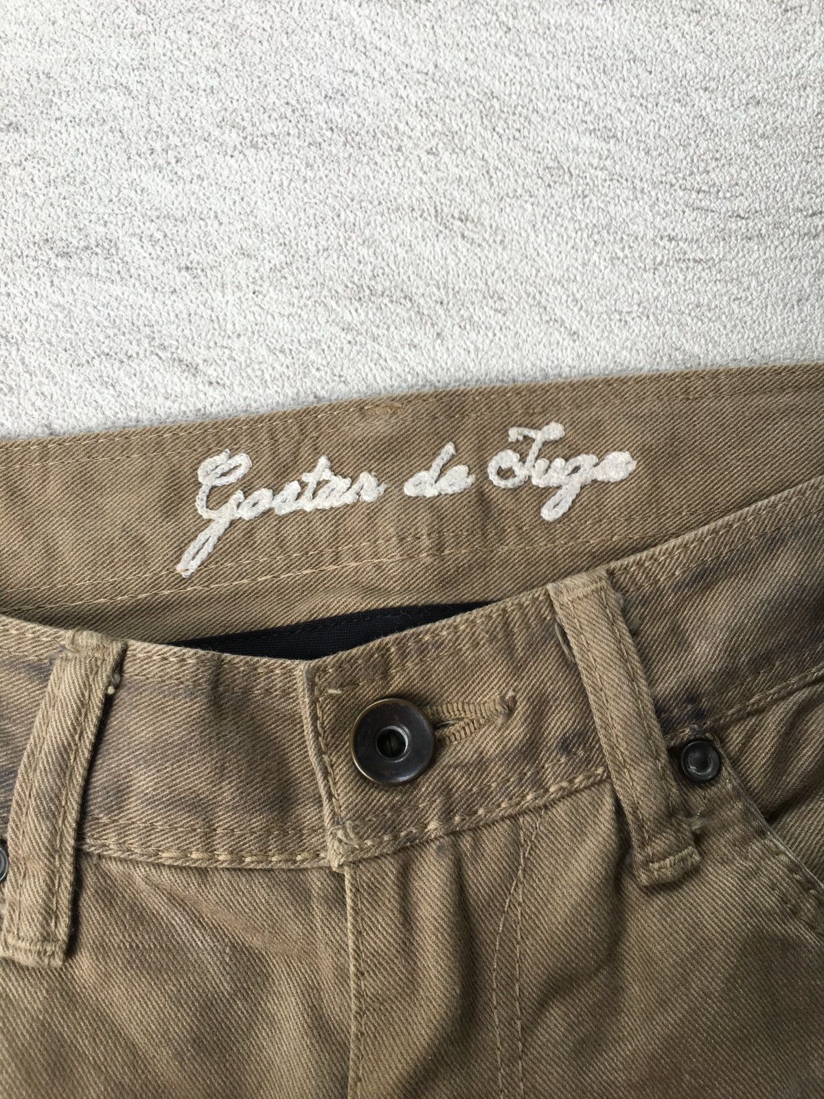 GOSTAR DE FUGA Gostar De Fuga Acid Wash Pants Size US 31 - 8 Thumbnail
