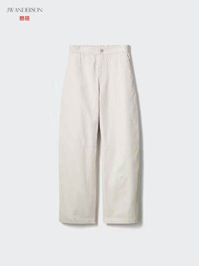 JW Anderson × Uniqlo Fall / Winter 2025 Barrel Pants / Natural / Large Size 30" / US 8 / IT 44 - 3 Thumbnail