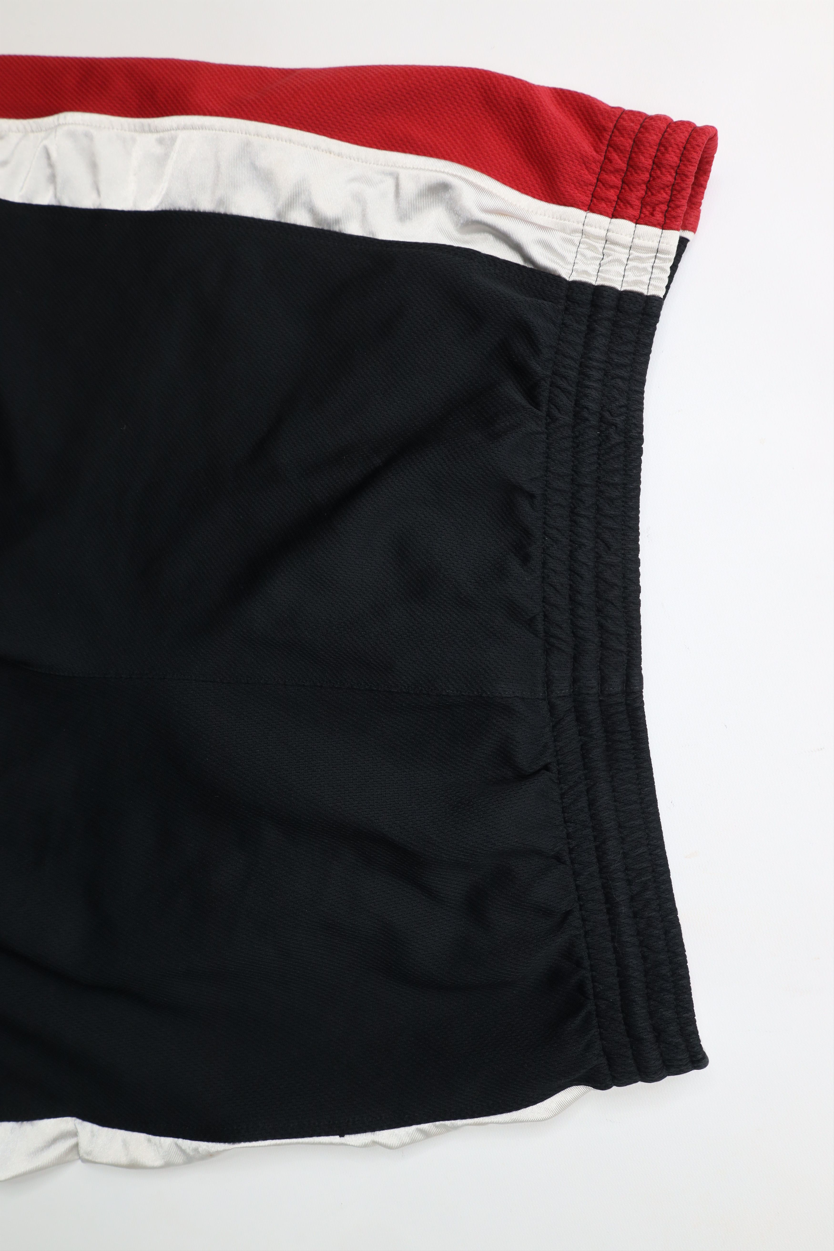 Nike × Vintage Vintage Nike Basketball Mini Swoosh Wide Leg Pants Black Size US 36 / EU 52 - 15 Thumbnail