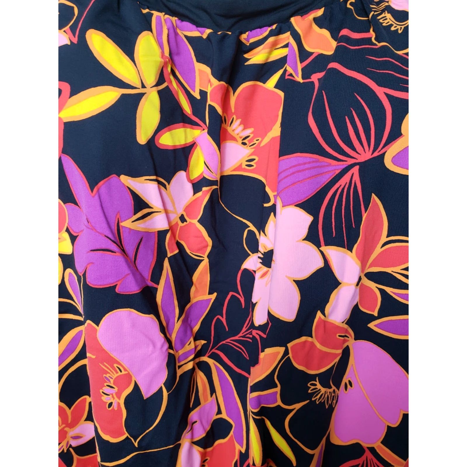 Lands' End **Multicolor Lands' End DDD-Cup Blouson Tankini Top Size 6** User: **DDD-Cup Multicolor Lands' End Blouson Tankini Top Size 6** Size ONE SIZE - 5 Thumbnail
