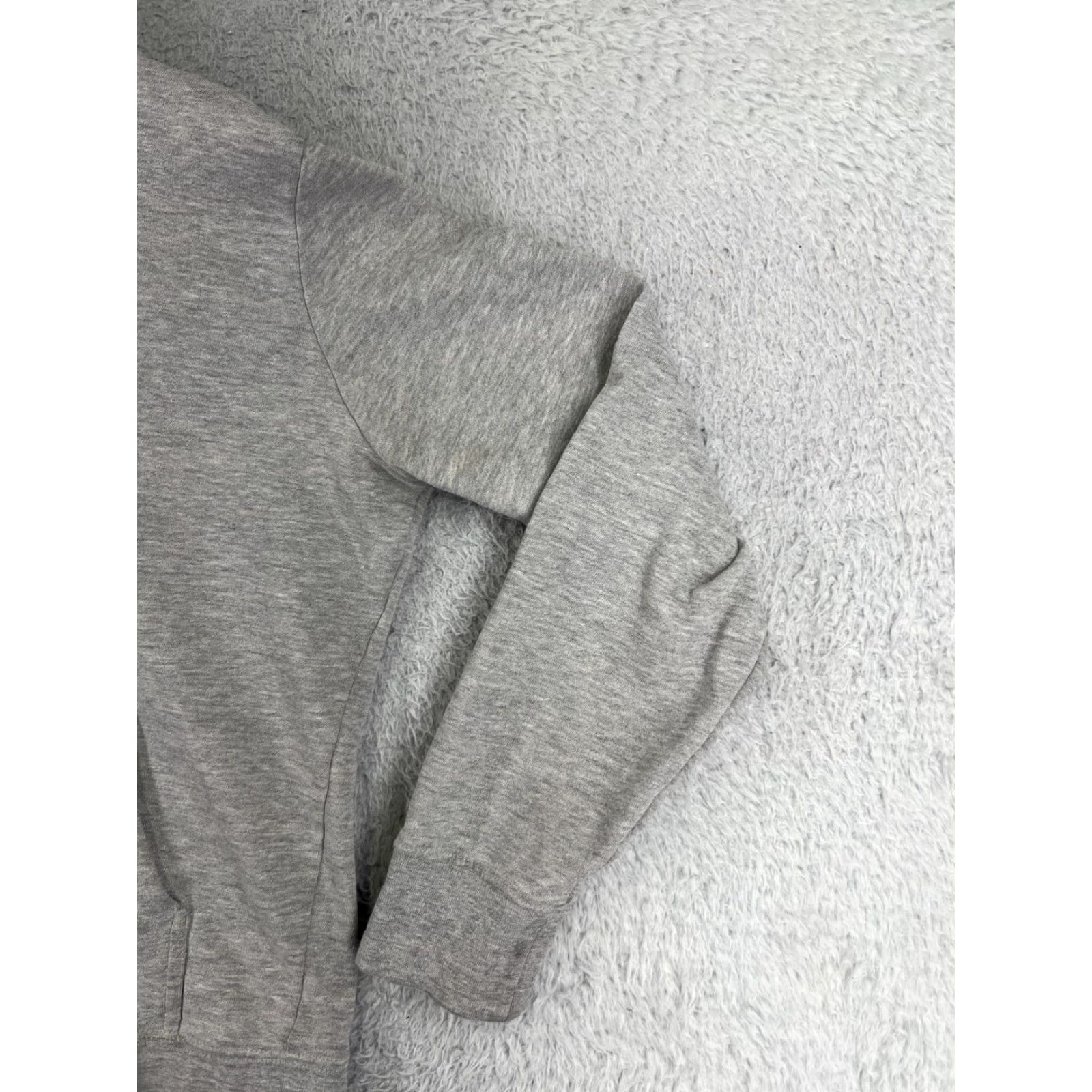 The North Face The North Face Womens Hoodie Sweater Medium Gray Cotton Blend Pocket Logo Crew Neck Pullover Size M / US 6-8 / IT 42-44 - 6 Thumbnail