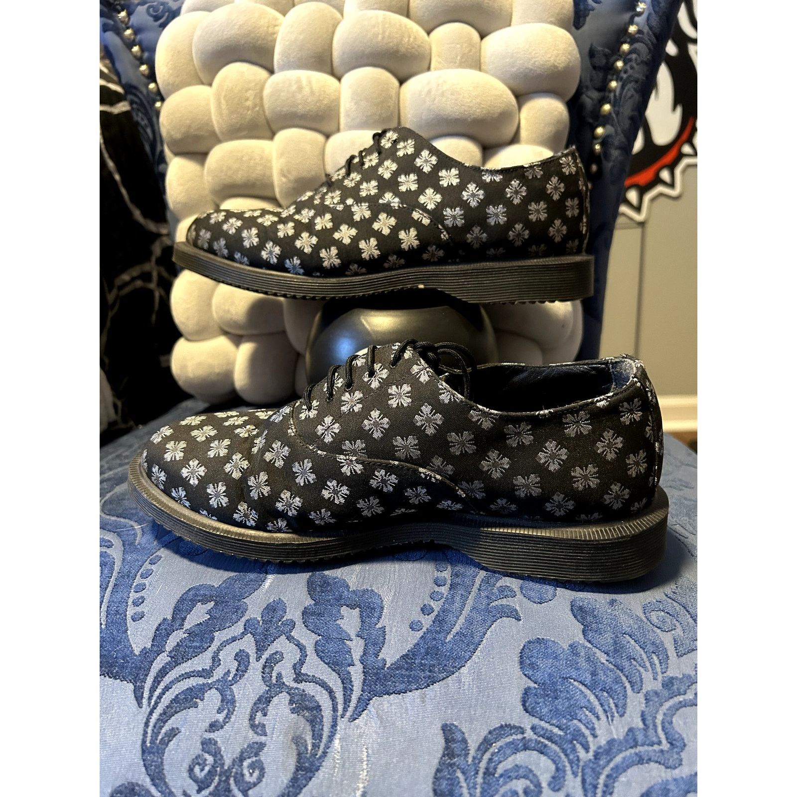 Dr. Martens Dr Martens Briar Black & White Brocade Oxfords size 7/EU 38 Size US 7 / IT 37 - 2 Thumbnail