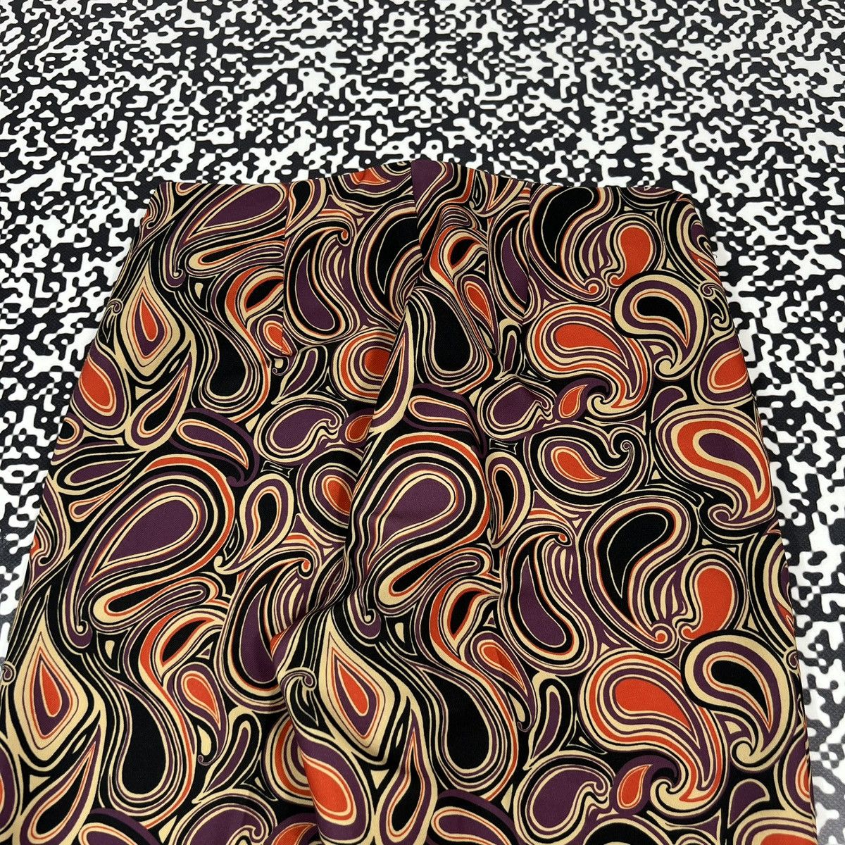 Vintage Raffaello Rossi Paisley Abstract Print Luxury Style Pants Size 27" / US 4 / IT 40 - 10 Thumbnail