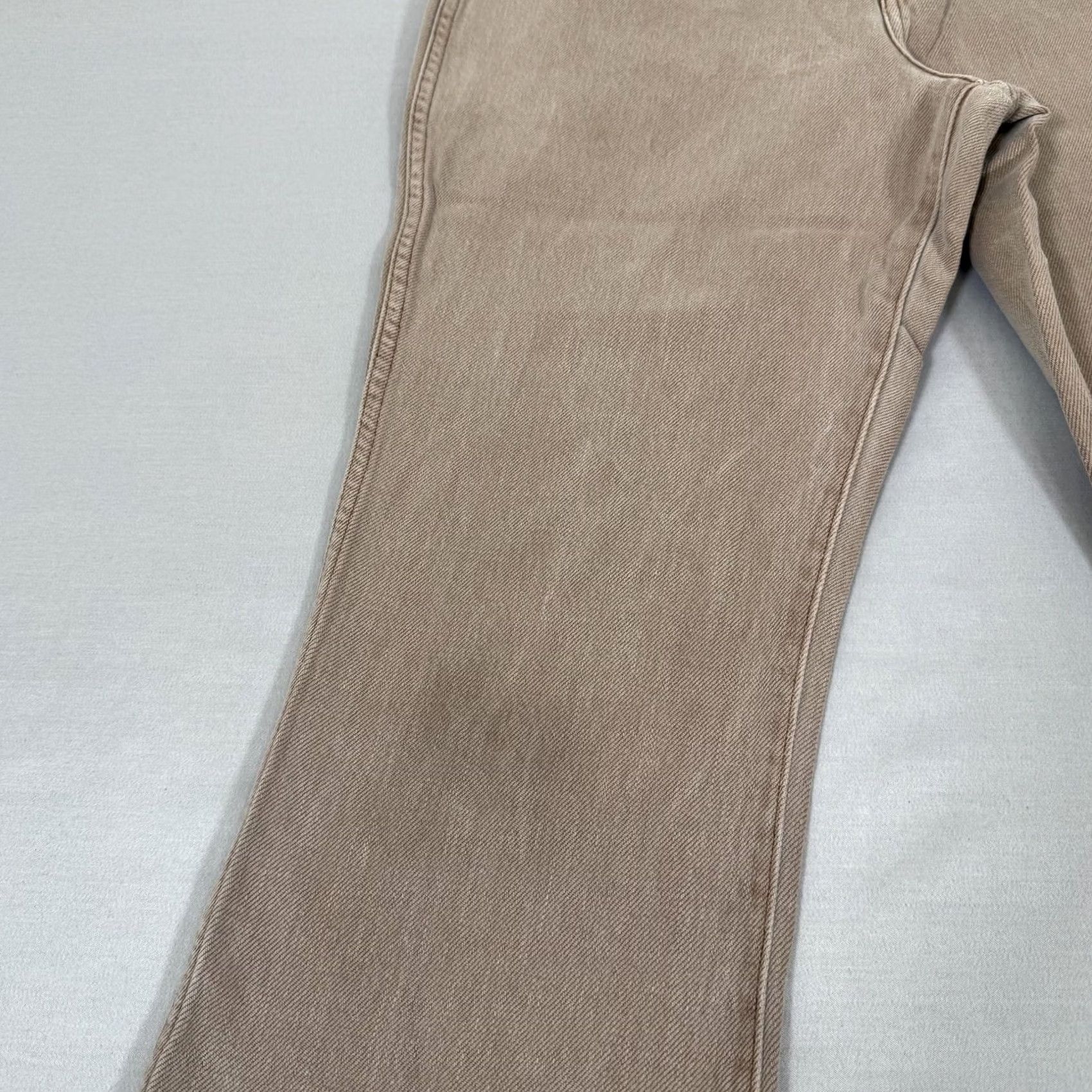 Wrangler Wrangler Jeans Womens 31x34 Beige High Rise Bootcut Denim Pants Size 24" / US 00 / IT 34 - 4 Thumbnail