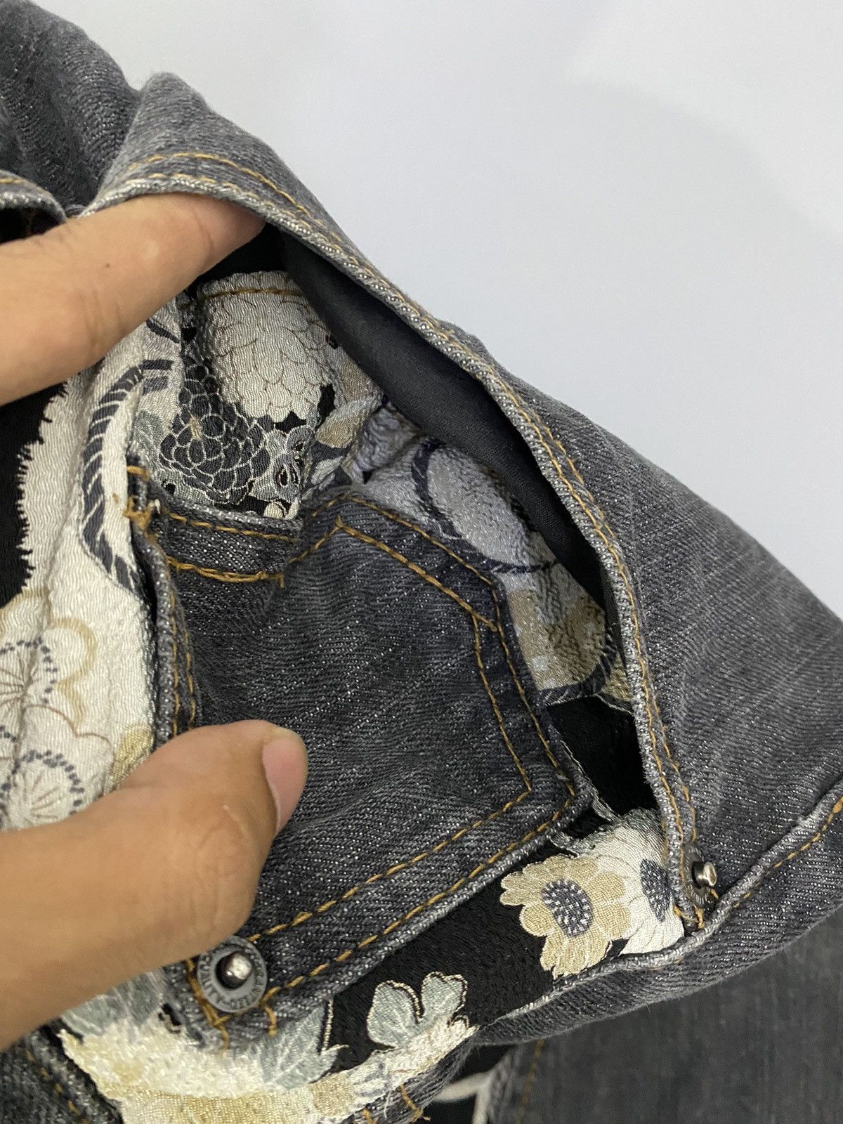 Japanese Brand × Vintage 💥Rare Design💥Karakuri Tamashi Japanese Pants Size US 34 / EU 50 - 14 Thumbnail