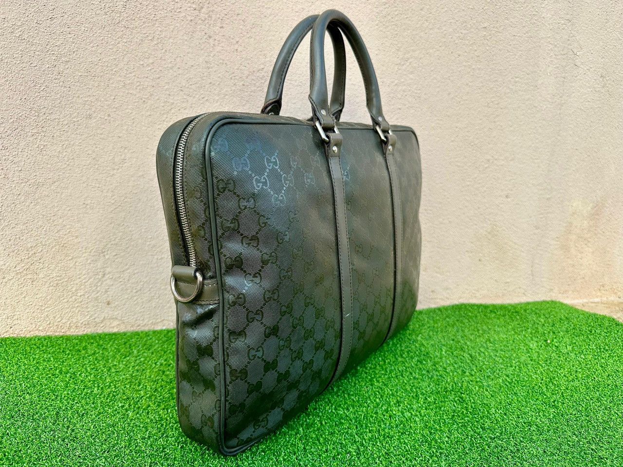 Gucci Authentic Gucci GG Imprime Medium Briefcase Size ONE SIZE - 2 Thumbnail