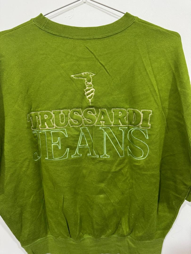 Trussardi Vintage 80s Trussardi Embroidered Logo Sweatshirt Size US M / EU 48-50 / 2 - 3 Thumbnail