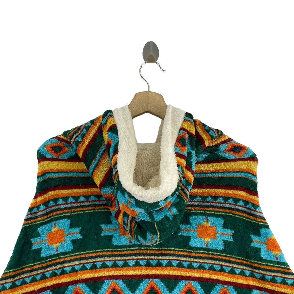 Other UCHI POCA Navajo Aztec Native Design Button Up Hooded Cloak Size US M / EU 48-50 / 2 - 4 Thumbnail