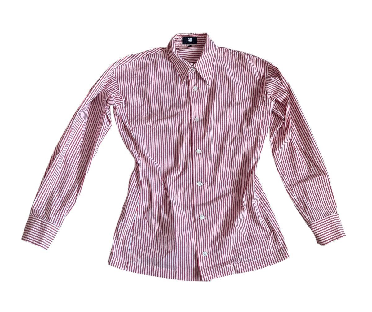 Issey Miyake Vintage issey miyake striped slimfit button up shirt Size US L / EU 52-54 / 3 - 1 Thumbnail