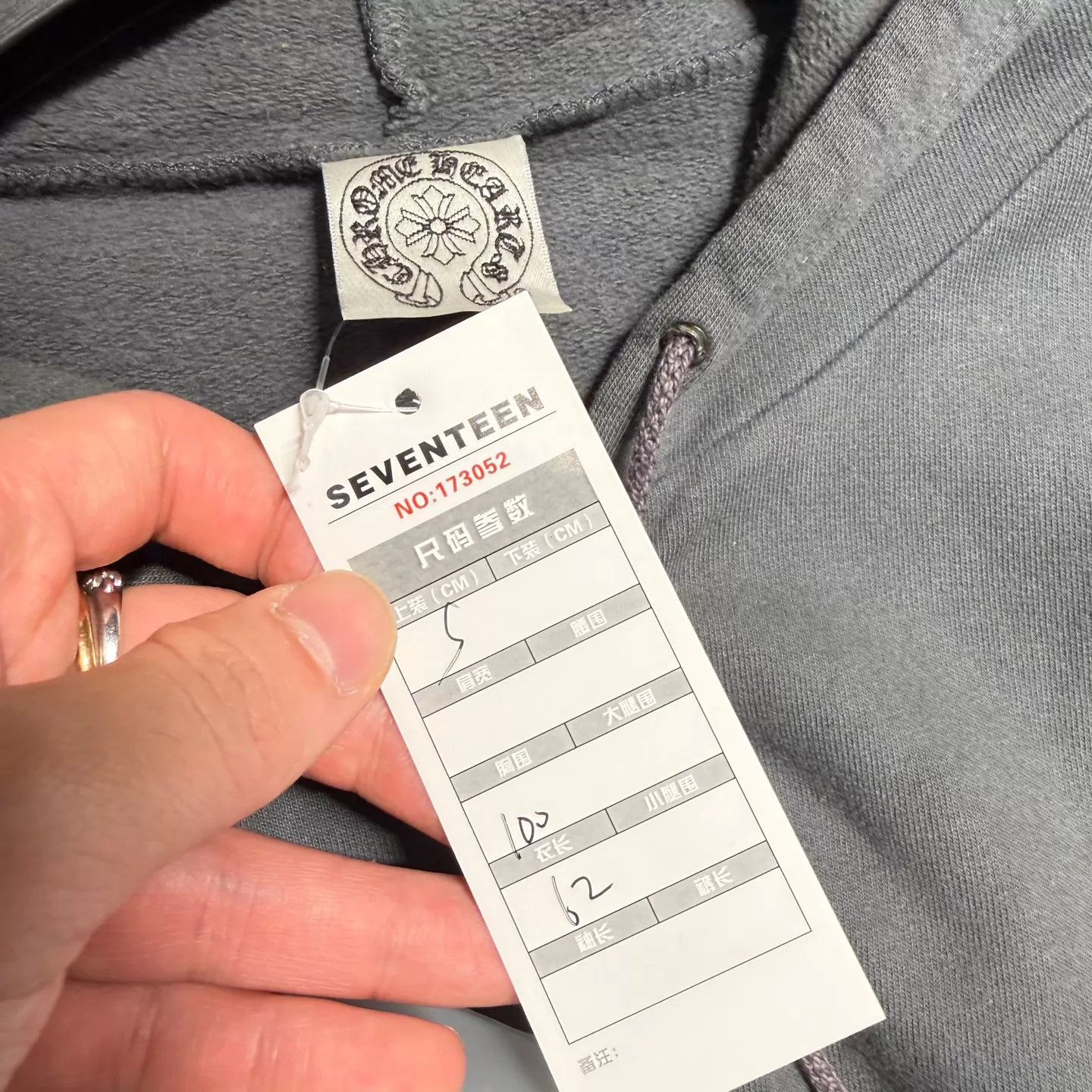 Chrome Hearts Chrome Hearts Vintage 90s Gray Floral Arm Zip Hoodie Size US S / EU 44-46 / 1 - 7 Thumbnail