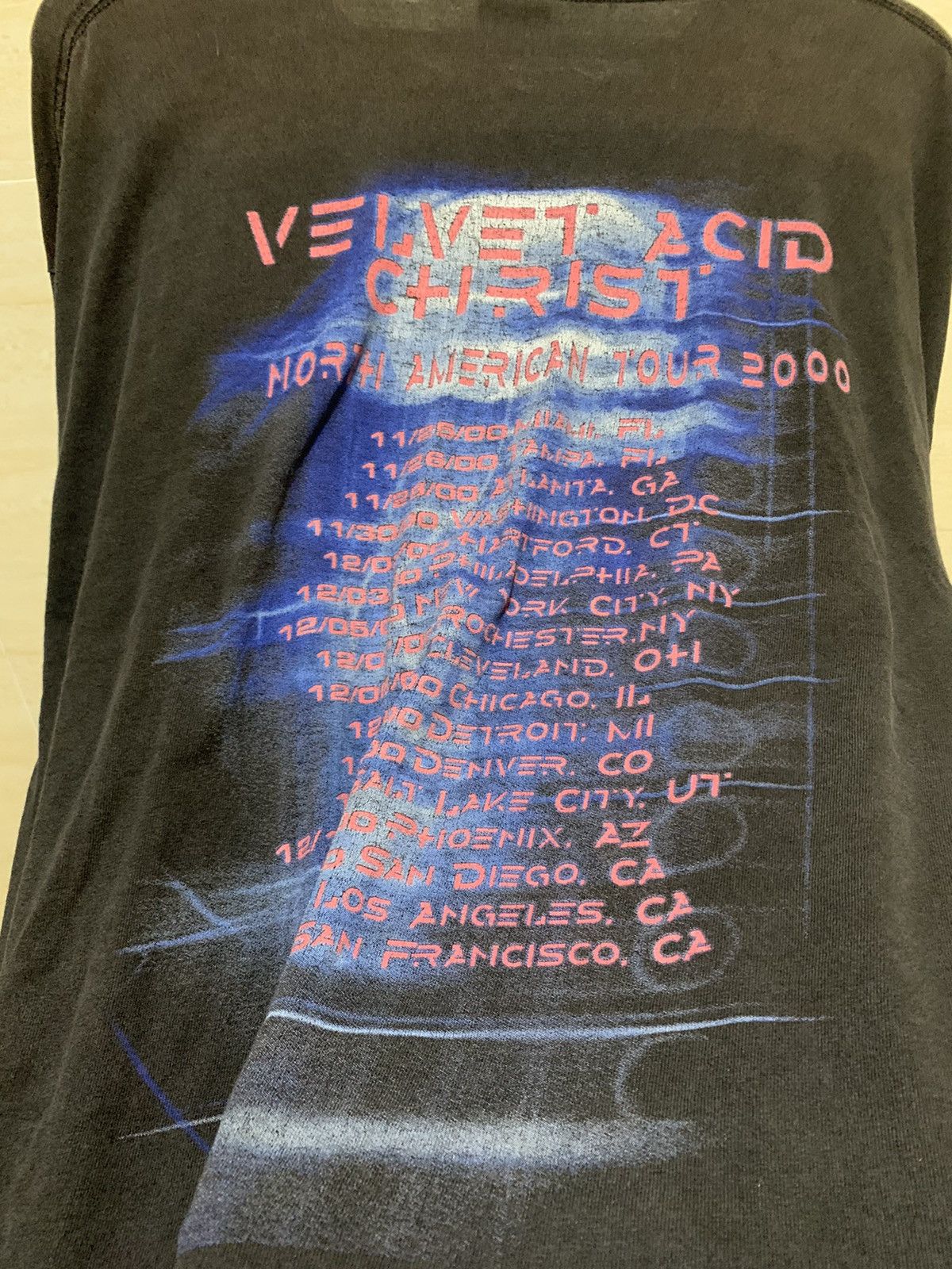 Band Tees VINTAGE RARE VELVET ACID CHRIST DISTRESSED SUN FADED ERD Size US XL / EU 56 / 4 - 5 Thumbnail