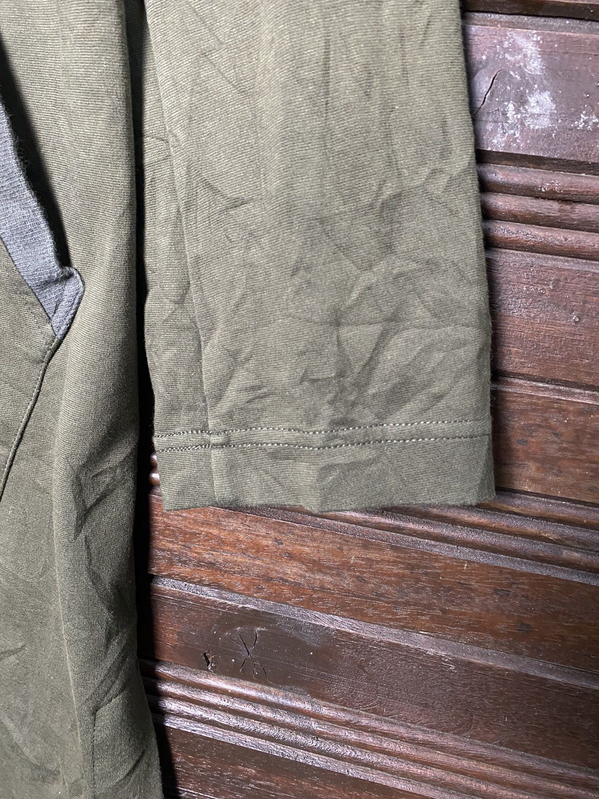 Issey Miyake Vintage Issey Miyake Two Tone Cotton Long Jacket Size US M / EU 48-50 / 2 - 5 Thumbnail