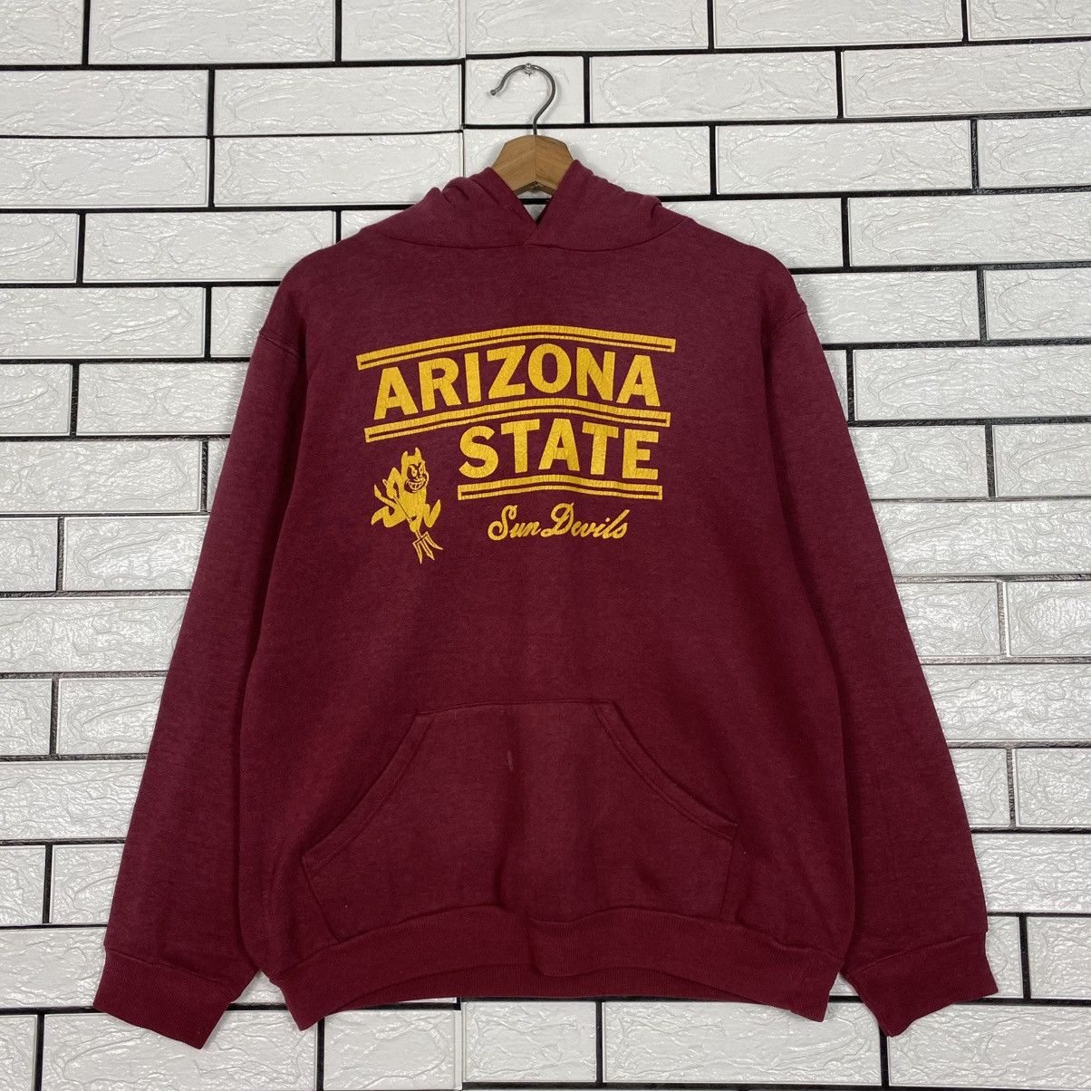 Toyo Enterprises 📌Vintage Hoodie Pull Over Arizona State Sun Devils Size US M / EU 48-50 / 2 - 12 Thumbnail