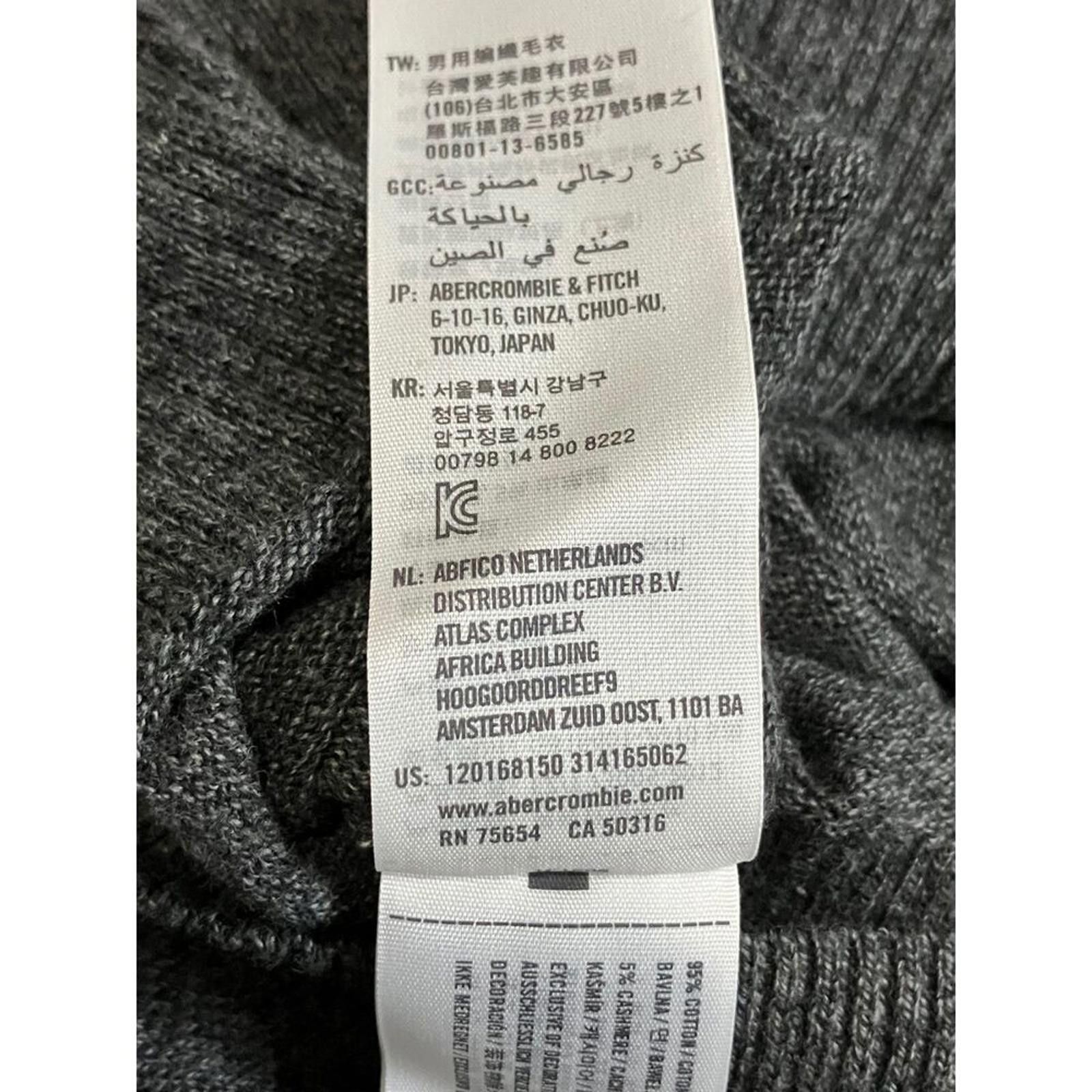 Abercrombie & Fitch Abercrombie & Fitch Charcoal Gray Cashmere Blend Size S Size US S / EU 44-46 / 1 - 8 Thumbnail