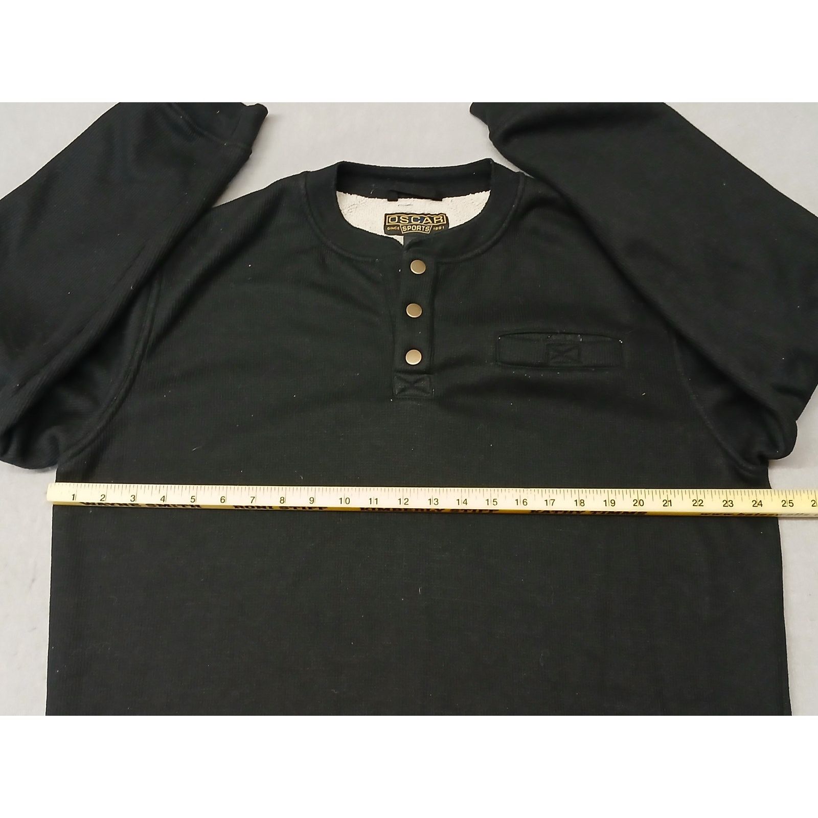 Other Oscar Sports (Large) Black Vintage Insulated Sweatshirt Size US L / EU 52-54 / 3 - 4 Thumbnail